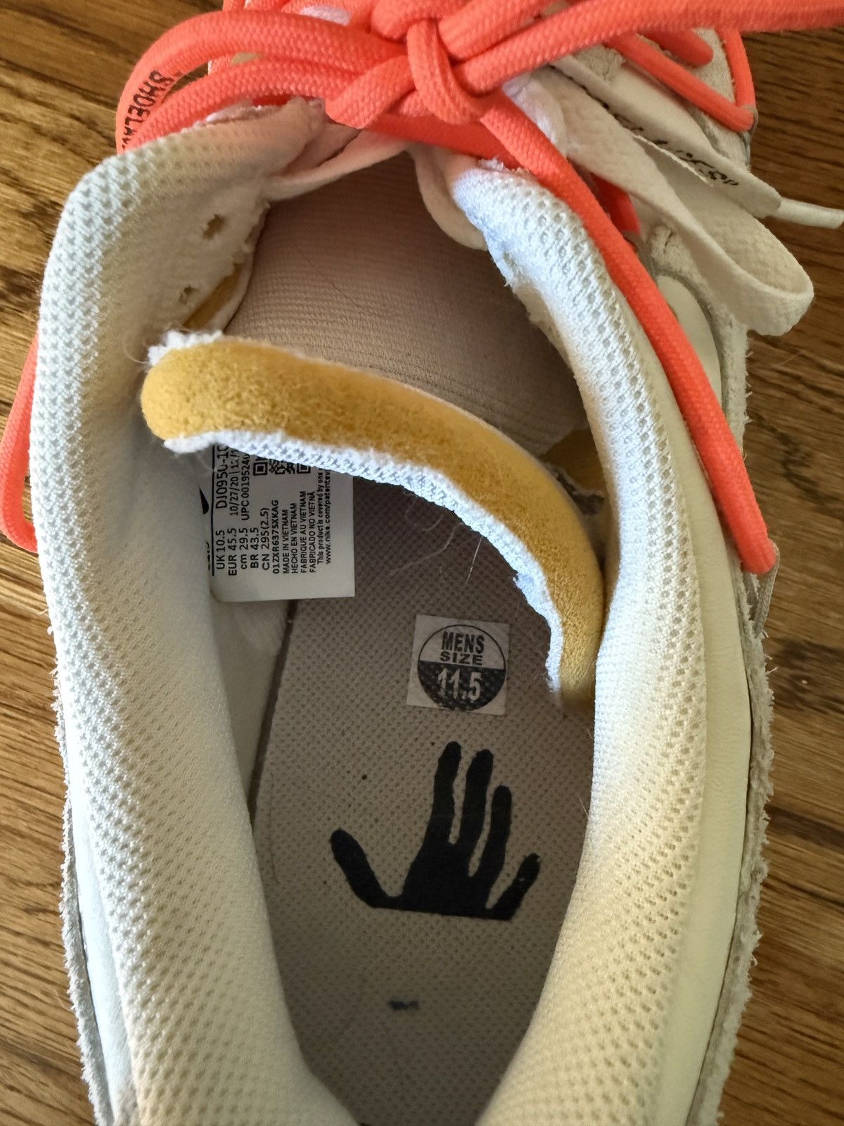 Nike × Off-White Nike Off-White Dunks Lot 11 size 11.5 Size US 11.5 / EU 44-45 - 5 Thumbnail
