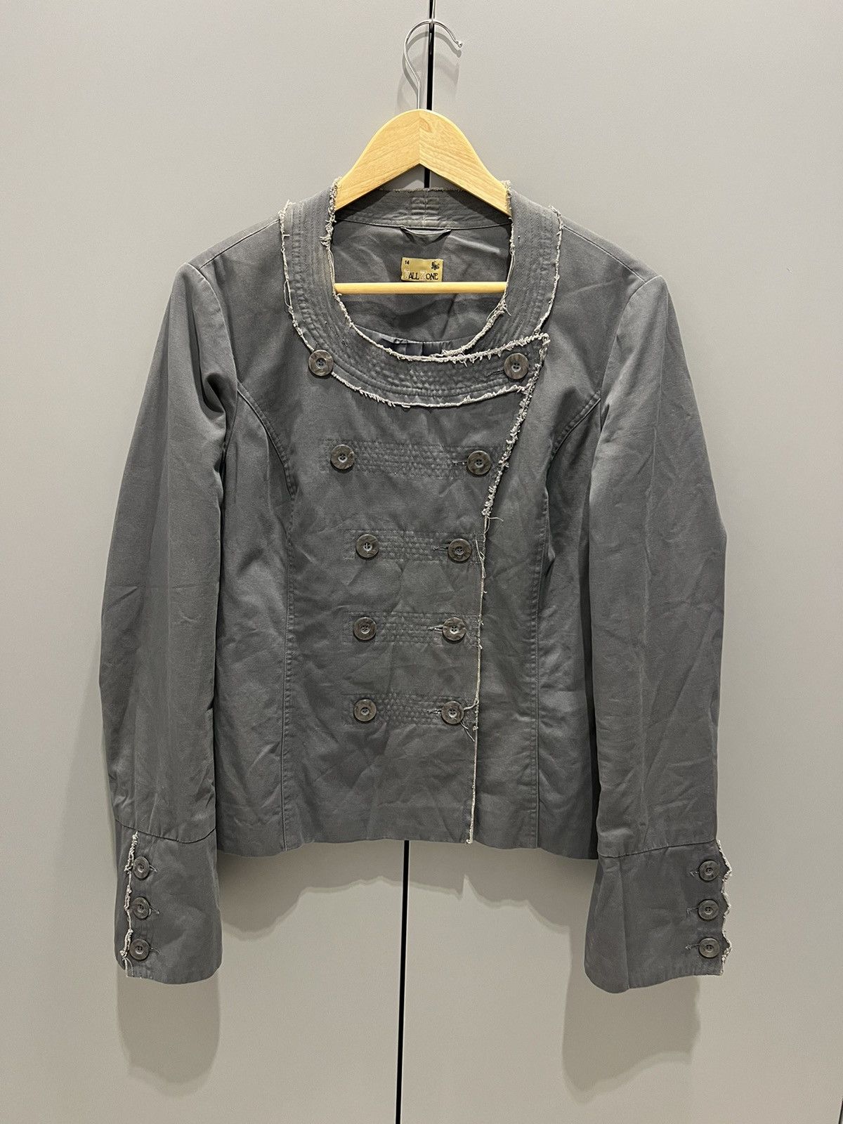 Hysteric Glamour 00s Military Napoleon Jacket Gothic Balmain Style Avant gard Size US S / EU 44-46 / 1 - 3 Thumbnail