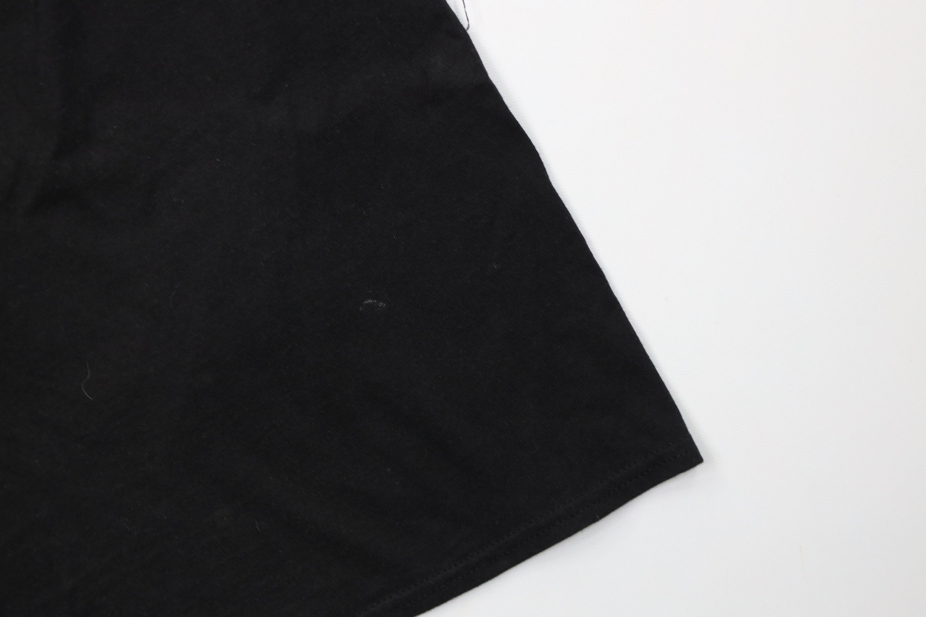Vintage Vintage 90s Streetwear Blank Shorts Black Cotton USA Size 30" / US 8 / IT 44 - 5 Thumbnail