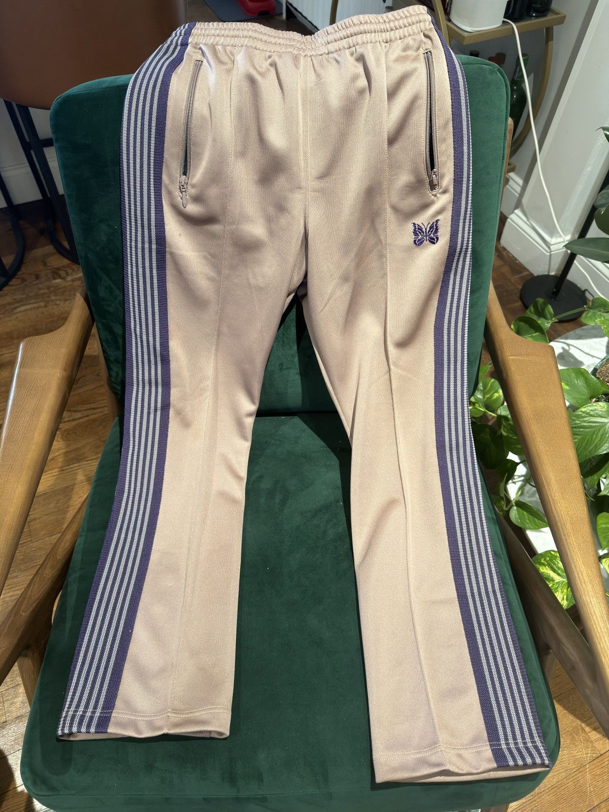 Needles Needles Mauve Track Pants Size US 30 / EU 46 - 1 Thumbnail