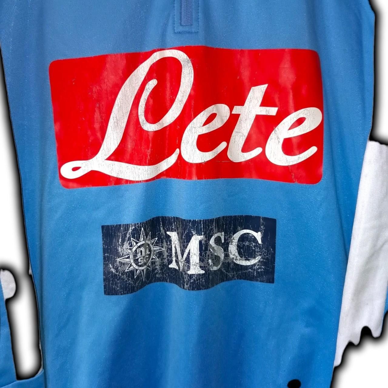 Macron SSC Napoli 2009 2010 2011 Home Shirt Sweatshirt Jacket Size US XXL / EU 58 / 5 - 5 Thumbnail
