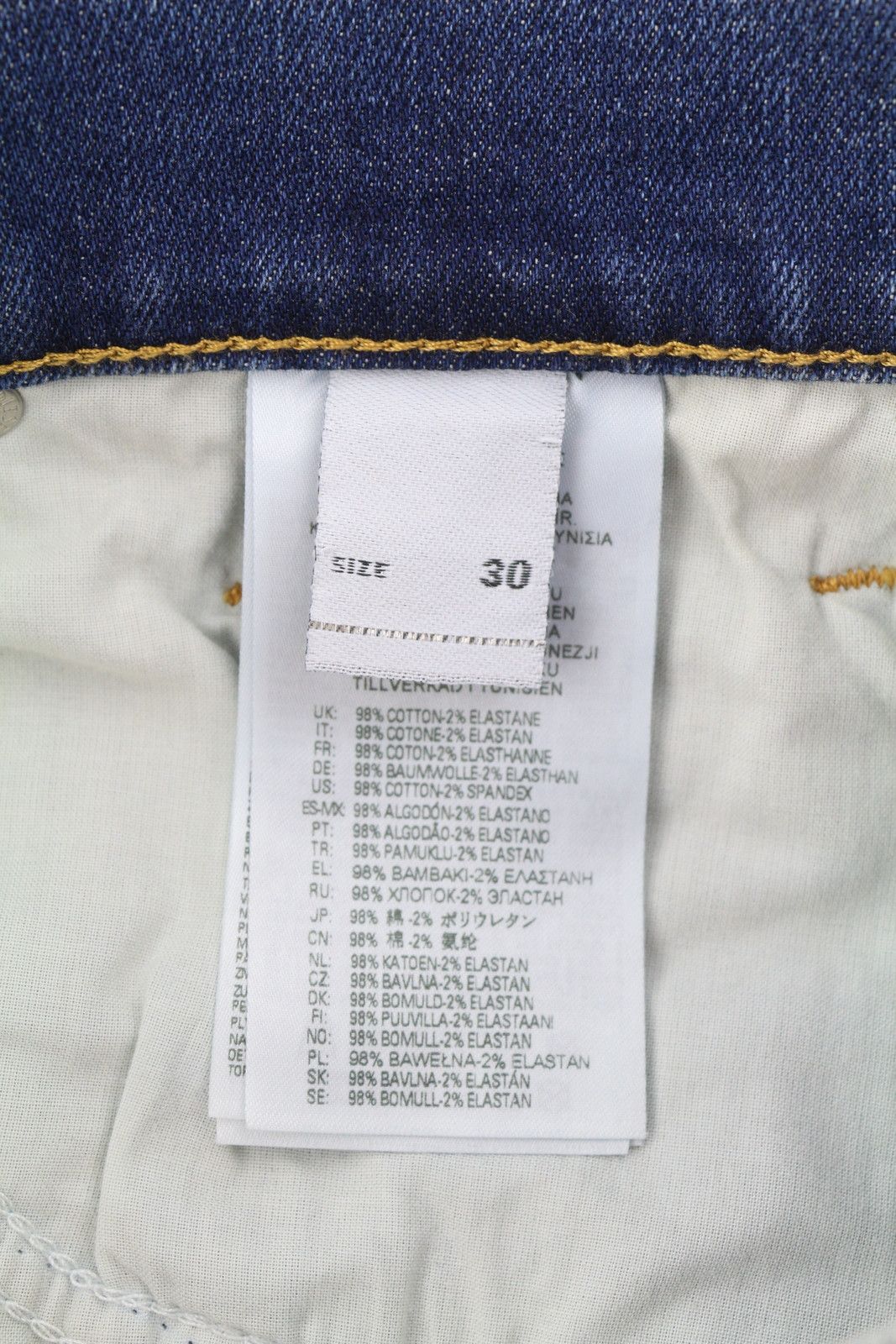 Diesel 2019 D-STRUKT 09C87 W30/L32 Blue Distress Slim 85412 Size US 30 / EU 46 - 8 Thumbnail
