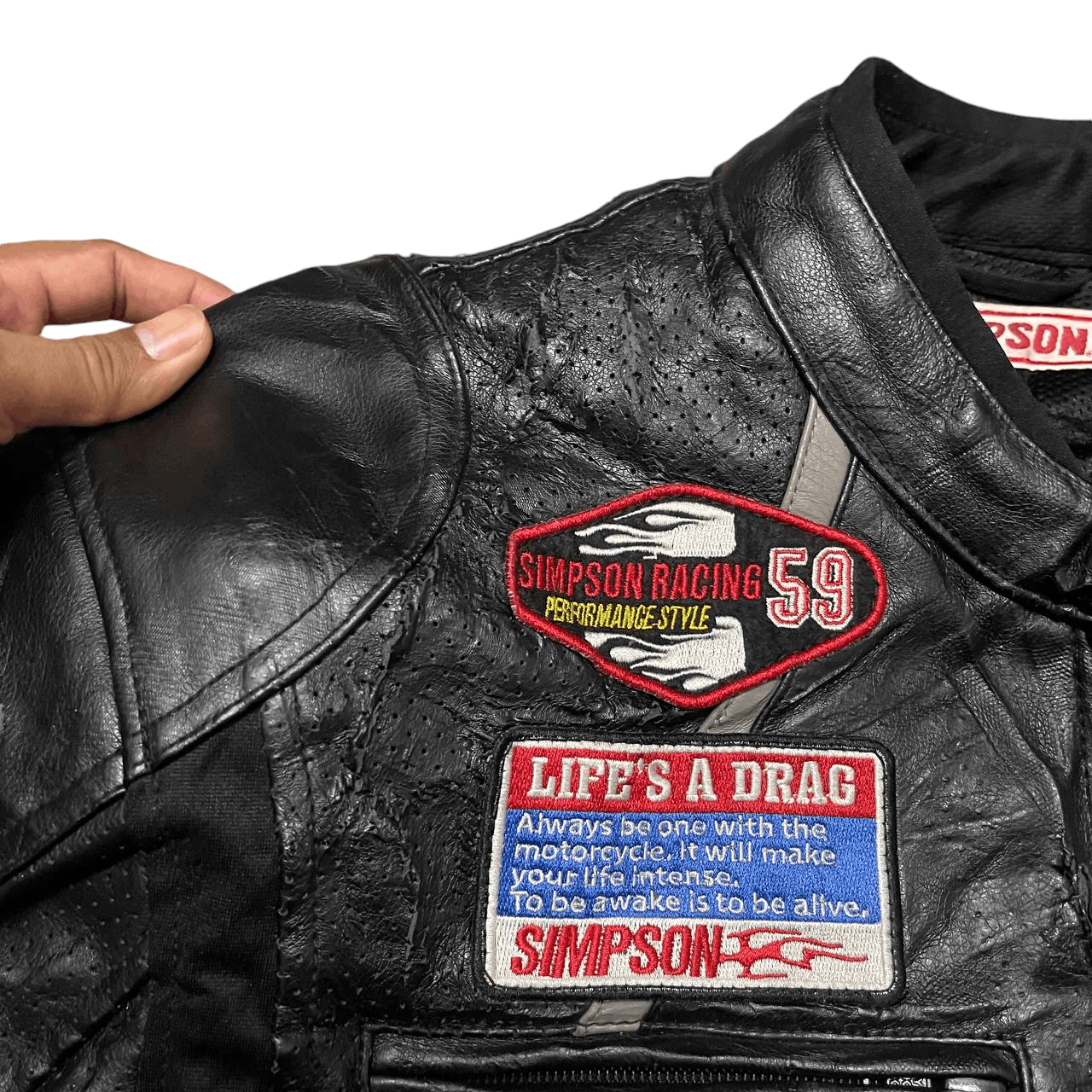 Kadoya Vintage Simpson Drag Racing Jacket with Padding Size US L / EU 52-54 / 3 - 5 Thumbnail