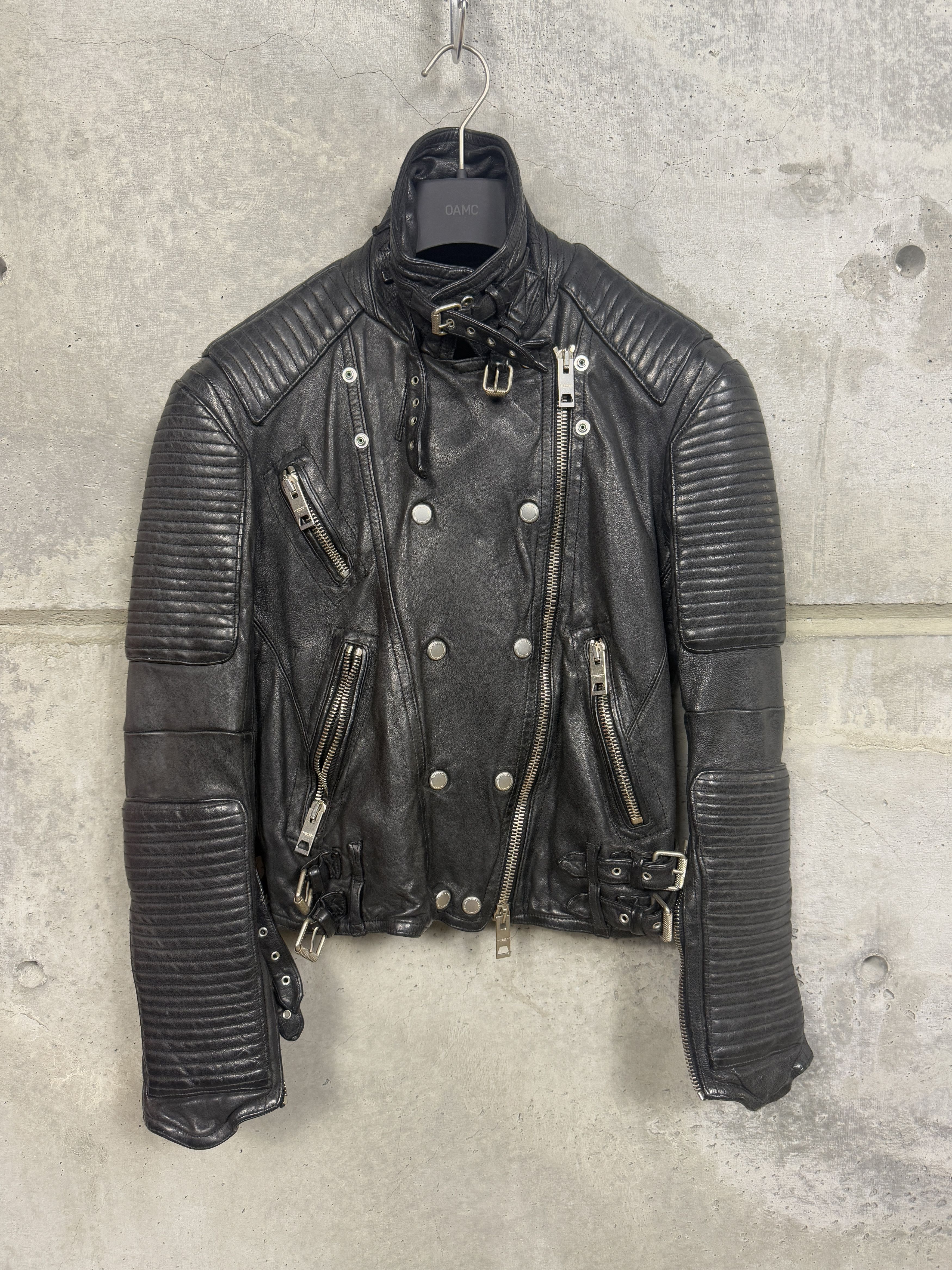Burberry Prorsum Burberry Prorsum SS11 Quilted Leather Biker Jacket Size XS / US 0-2 / IT 36-38 - 2 Thumbnail