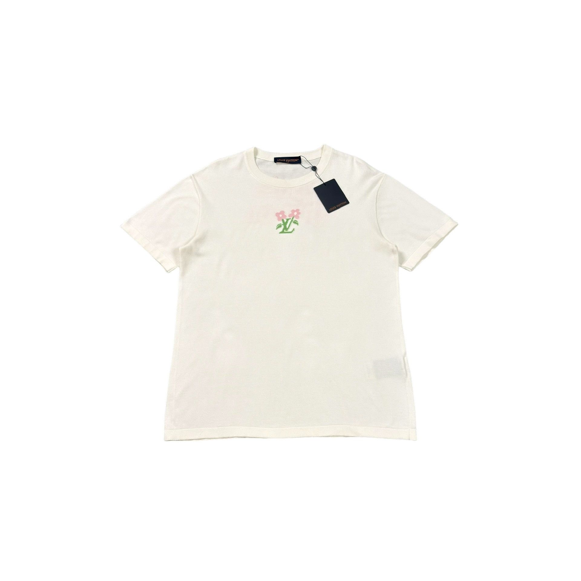 Louis Vuitton Louis Vuitton Tyler Flower Knit T-Shirt Size L Size US L / EU 52-54 / 3 - 1 Thumbnail