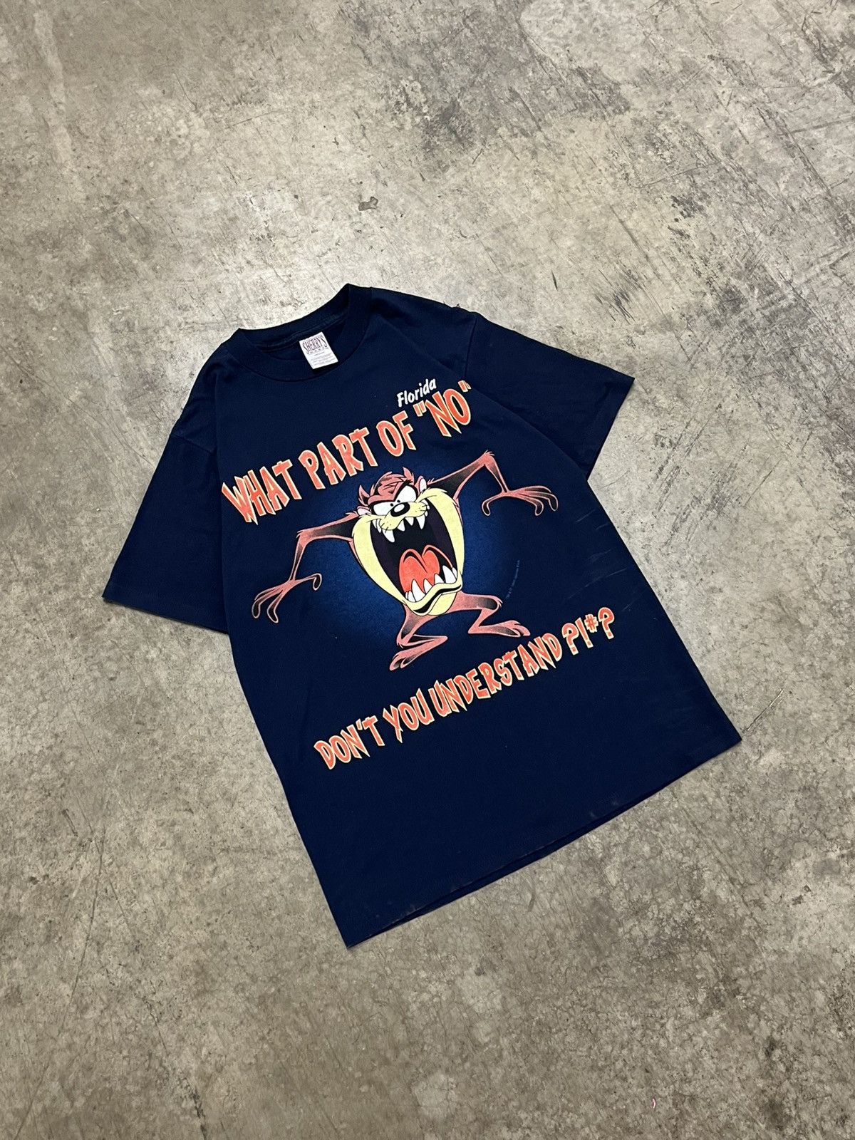 Vintage Vintage taz looney tunes tee shirt hype rare 90s cartoon Size US M / EU 48-50 / 2 - 3 Thumbnail