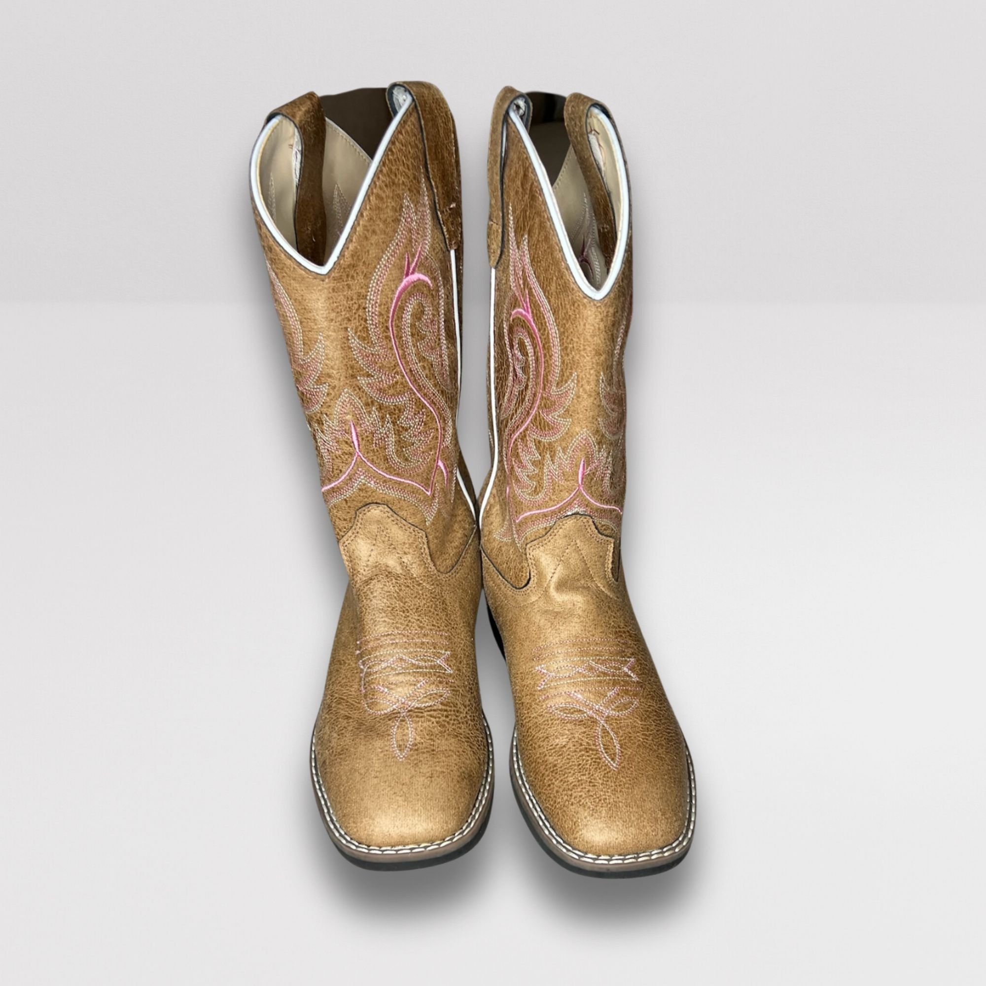 Other Shyanne Madison Faux Leather Western Boots Size 4 Gold With Size US 4 / IT 34 - 3 Thumbnail