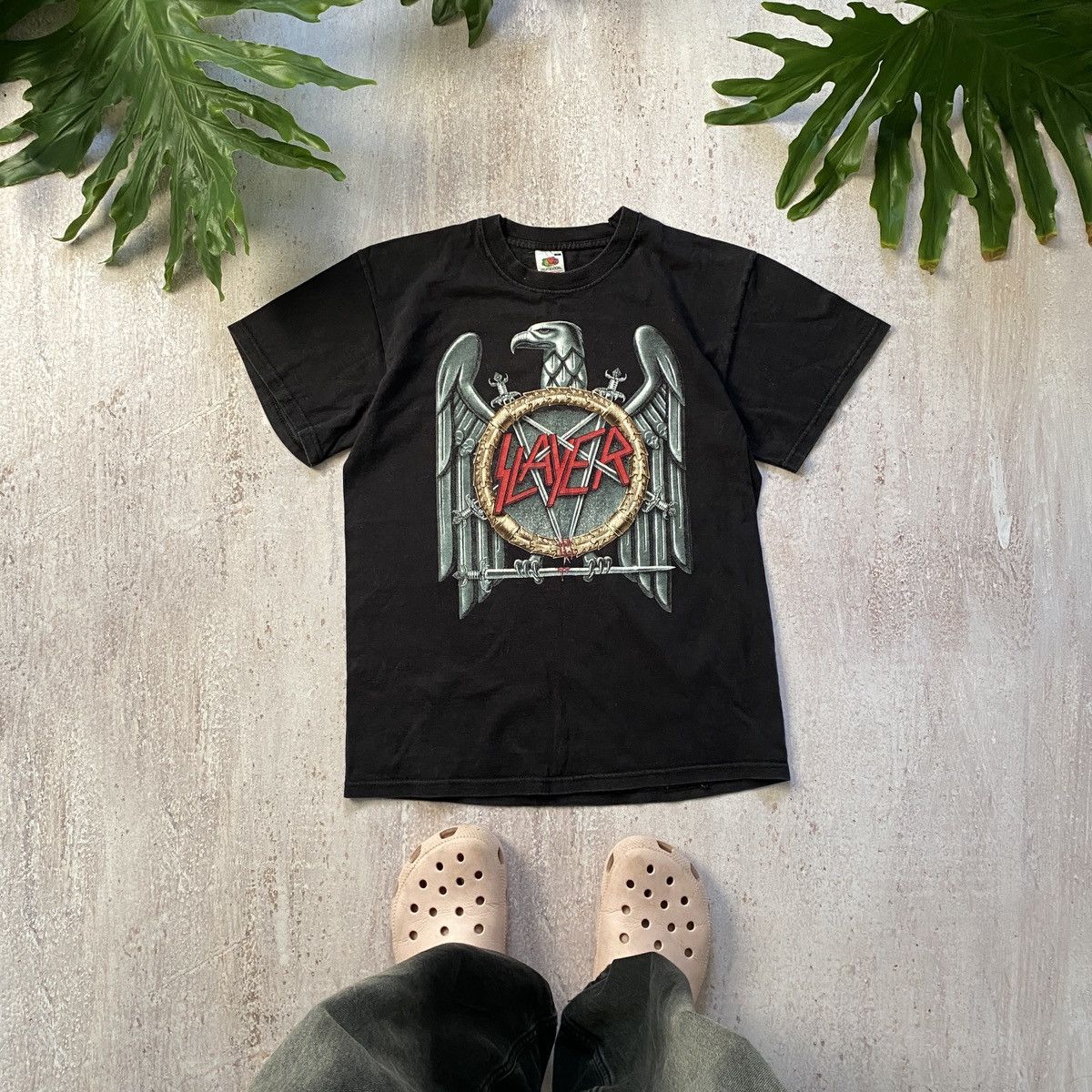 Band Tees × Vintage VINTAGE Y2K SLAYER AMAZING FADED RARE T SHIRT 284 Size US M / EU 48-50 / 2 - 1 Thumbnail