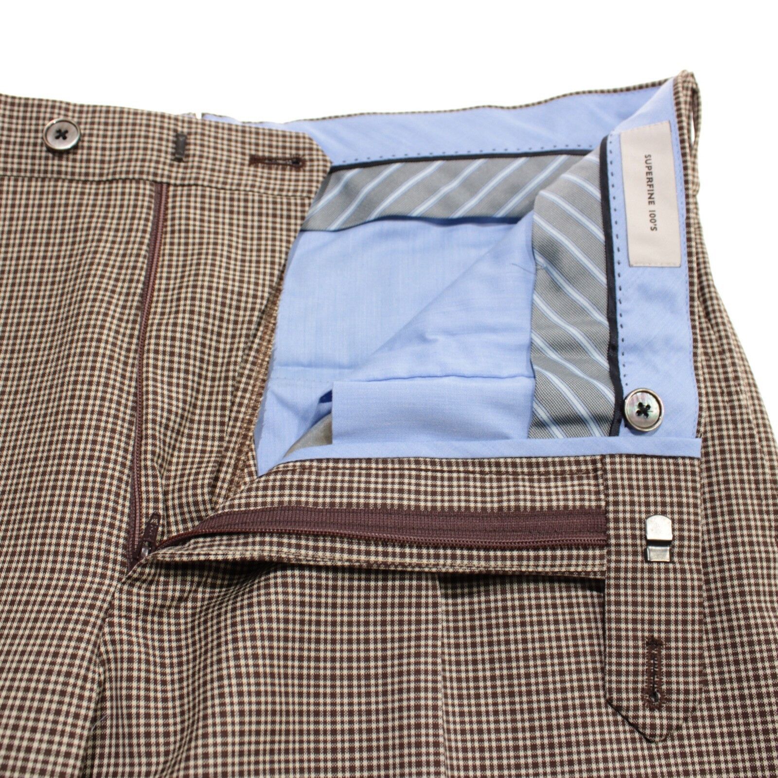 Caruso Caruso New with tags Dress Pants Size 34 US In Brown Size US 34 / EU 50 - 3 Thumbnail