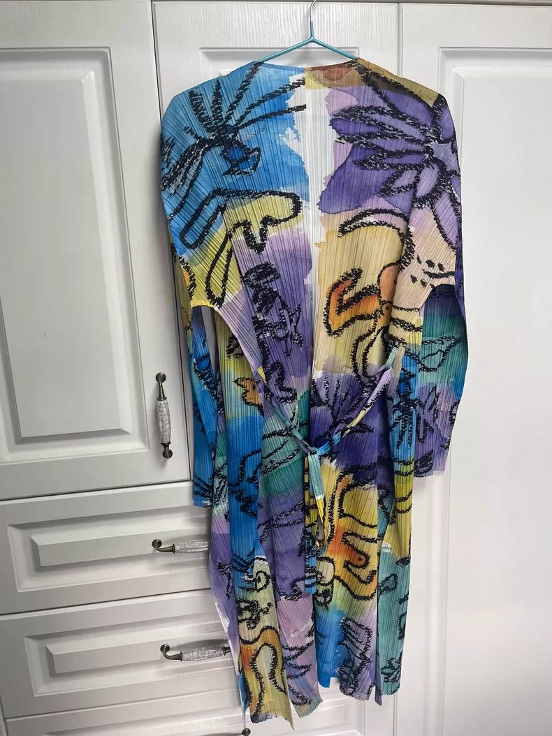 Issey Miyake Issey Miyake Graffiti windbreaker Size L / US 10 / IT 46 - 2 Thumbnail