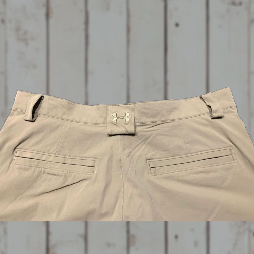 Under Armour Under Armour Men’s Golf Shorts Sz 32 Beige Nylon Blend Bermuda Casual Regular Mens Size US 32 / EU 48 - 1 Thumbnail