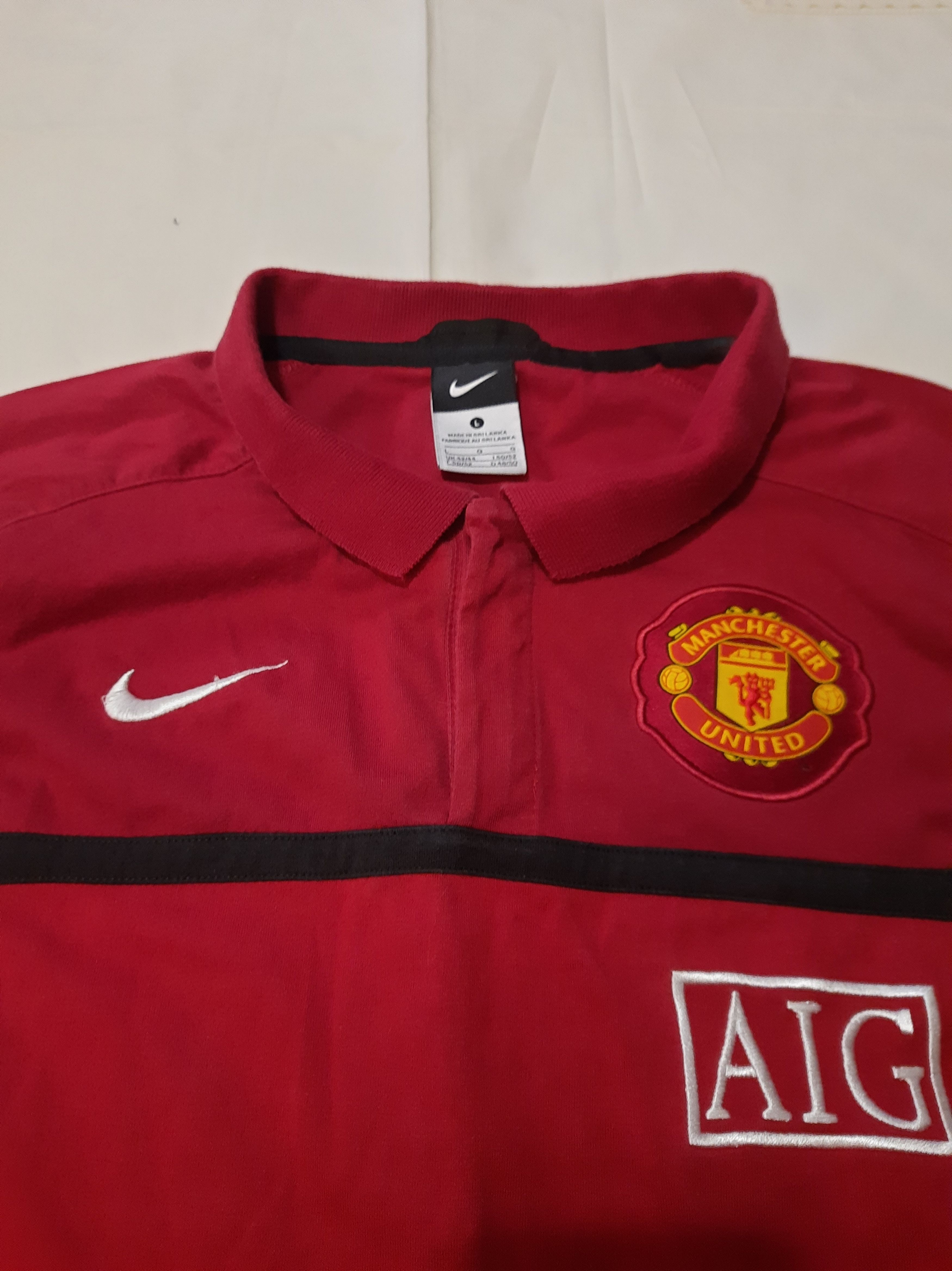 Other Manchester United Polo Soccer Football Size US L / EU 52-54 / 3 - 2 Thumbnail