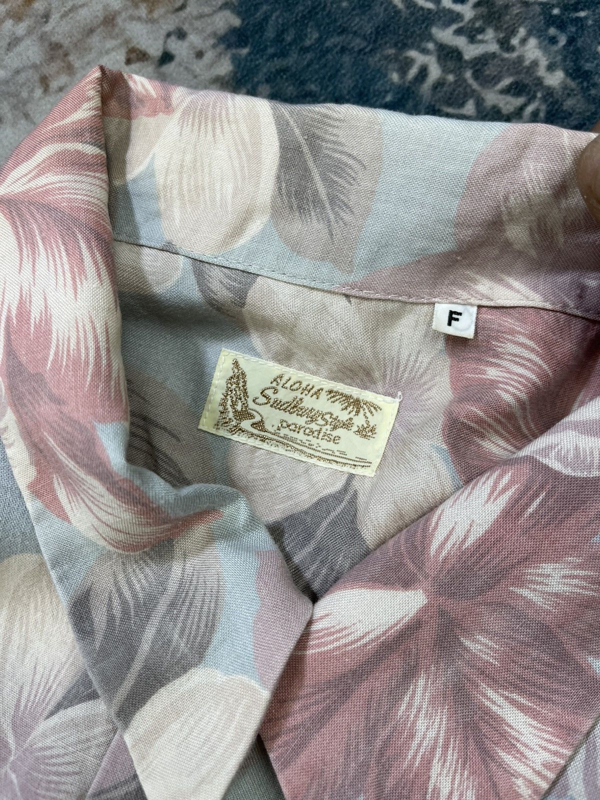 Sun Surf Vtg Sudbury Style Aloha Print Island Rayon Hawaii Shirt Size US M / EU 48-50 / 2 - 12 Thumbnail