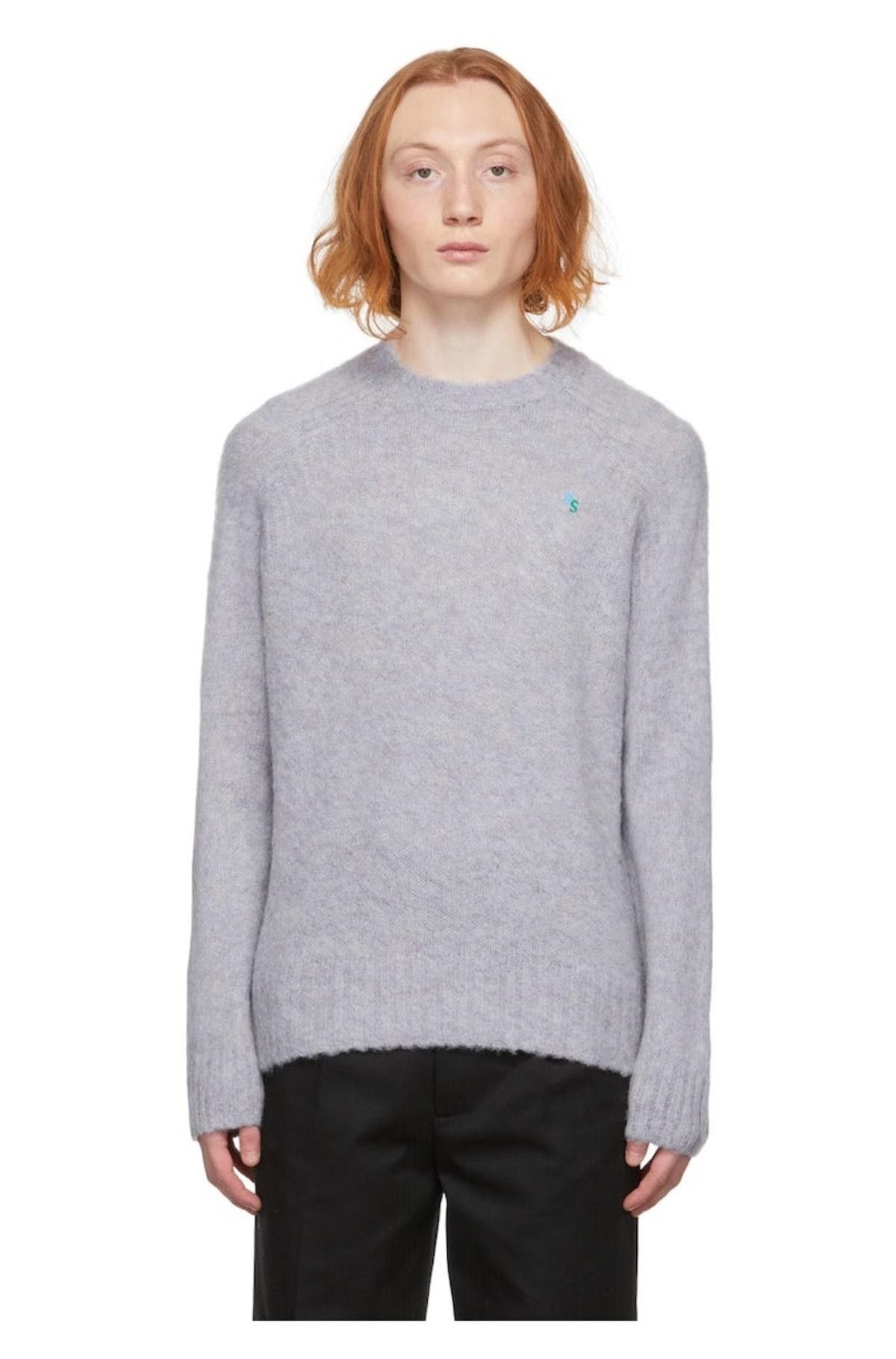 Acne Studios Brushed ​Shetland Wool Sweater - Purple Thistle Size US L / EU 52-54 / 3 - 1 Thumbnail