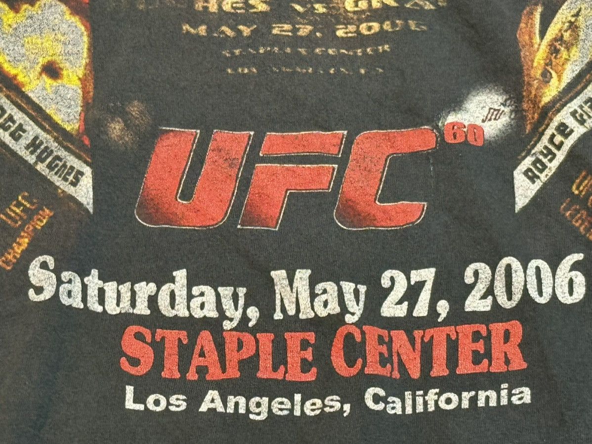 UFC Vintage 00s UFC 60 Hughes vs Gracie Bootleg T Shirt MMA Size US XL / EU 56 / 4 - 4 Thumbnail