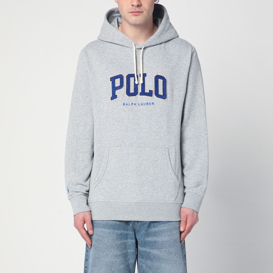 Polo Ralph Lauren o1s22i1n0125 Cotton Hoodie in Grey Size US M / EU 48-50 / 2 - 1 Thumbnail
