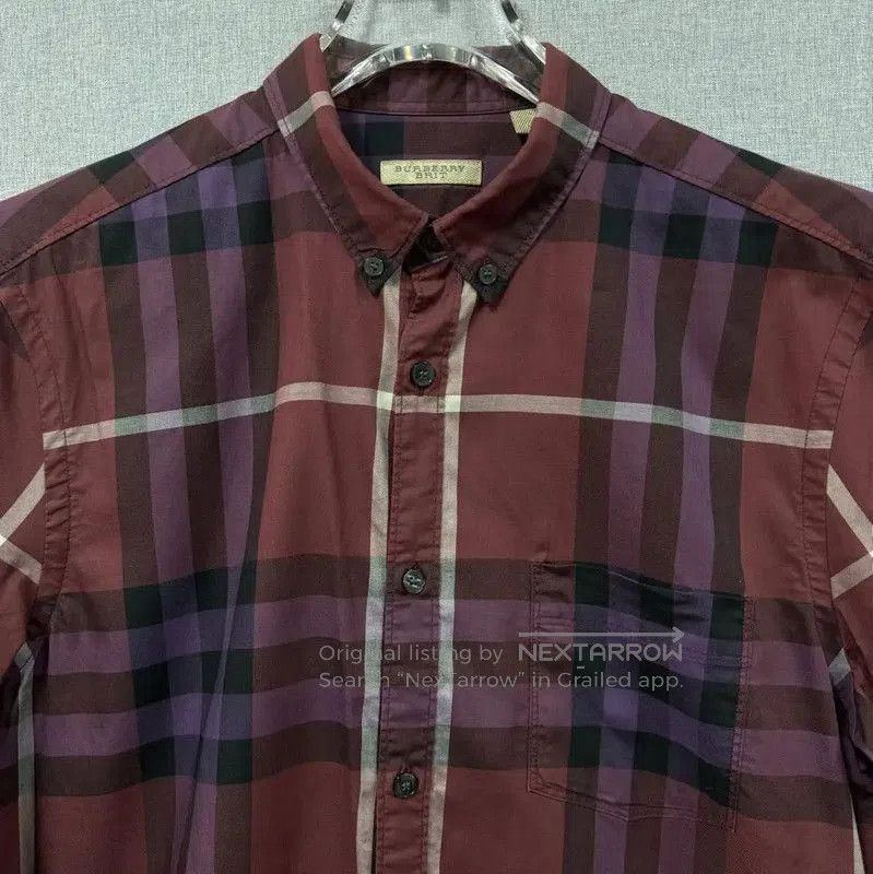 Burberry Burberry Men's Pink Cotton Long Sleeve Shirt. Size US M / EU 48-50 / 2 - 3 Thumbnail