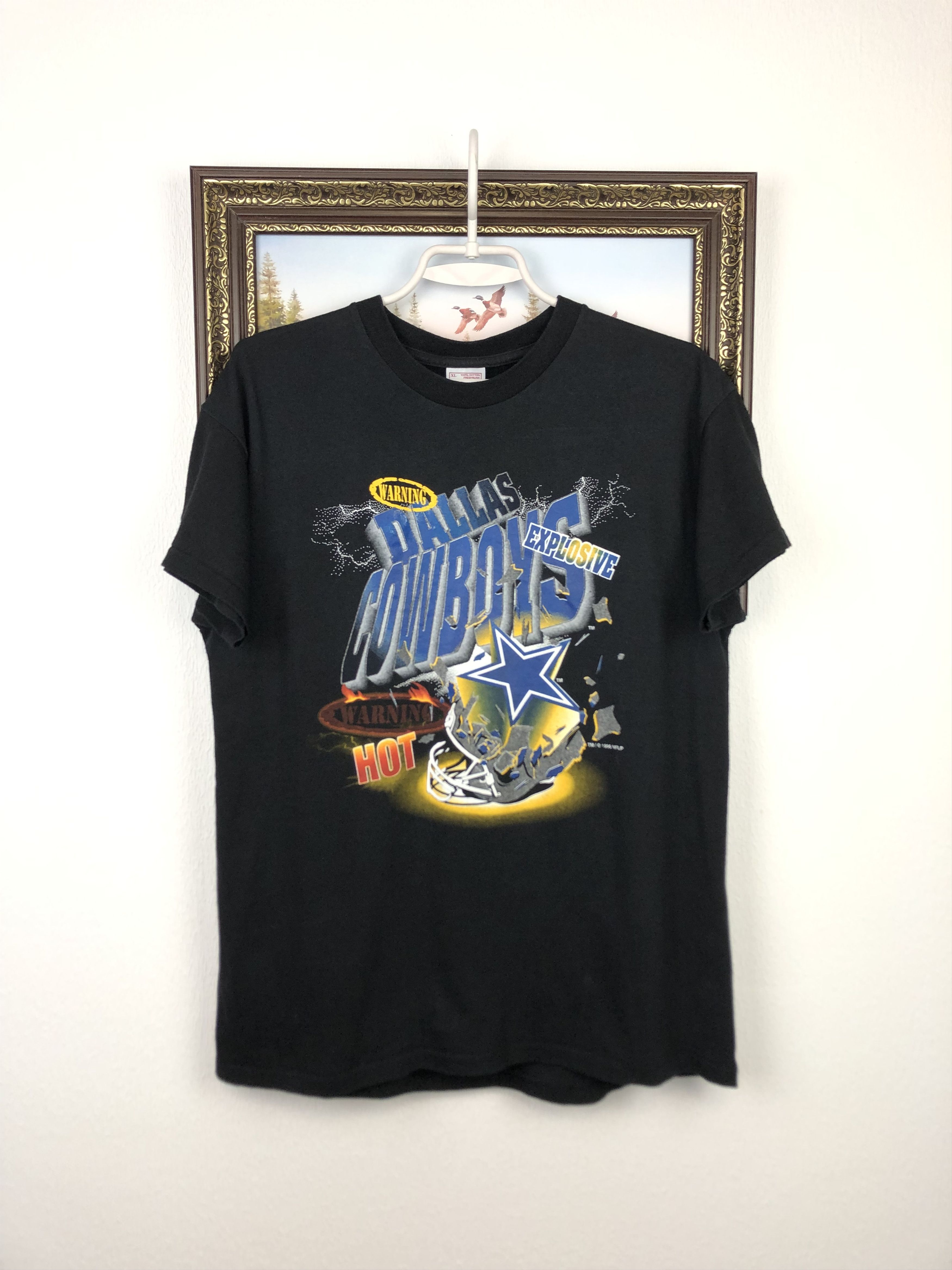 NFL Vintage NFL Dallas Cowboys Shirt Mens Tee Over Print Jersey Size US L / EU 52-54 / 3 - 1 Thumbnail
