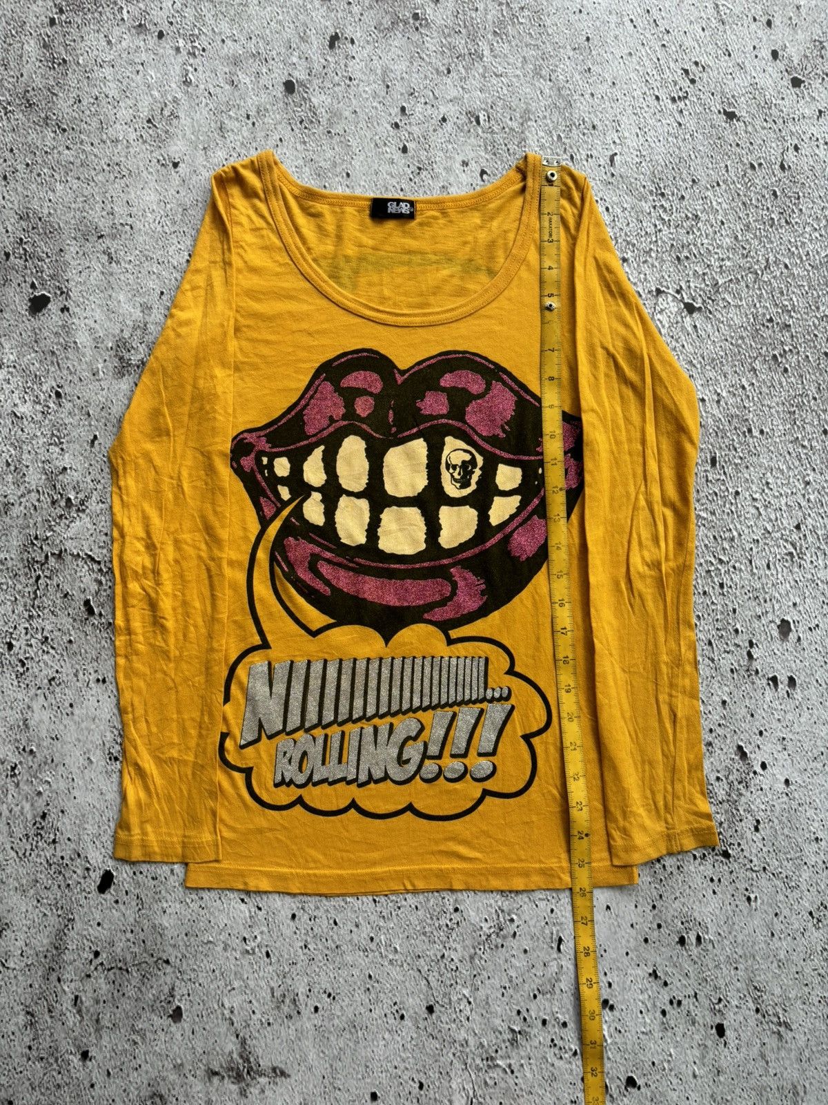 Hysteric Glamour Y2k Glad News Skull Longsleeve Size M / US 6-8 / IT 42-44 - 10 Thumbnail