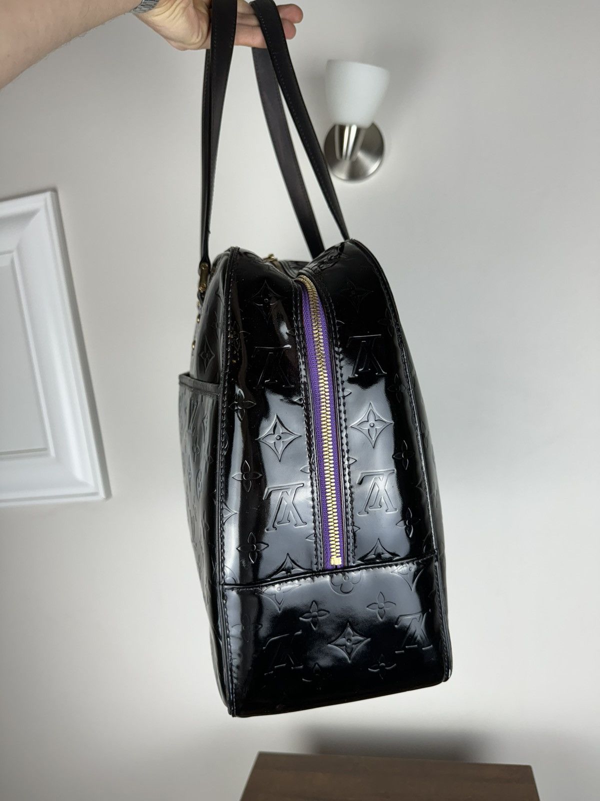 Louis Vuitton Luxury travel bag Louis Vuitton Vernis Sutton original item Size ONE SIZE - 3 Thumbnail
