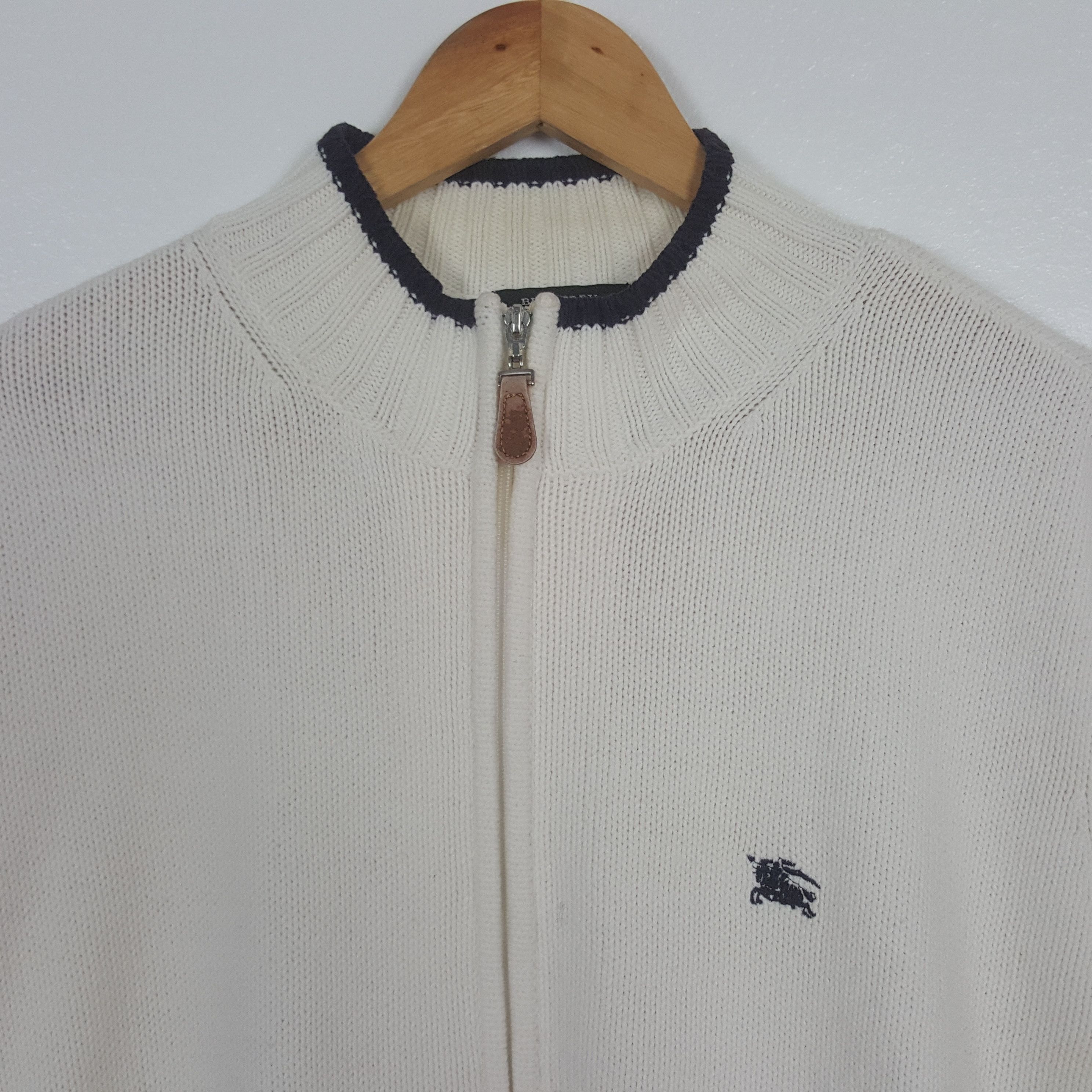 Burberry Vintage Burberry Black Label Sweater Jacket C307N8 Size US S / EU 44-46 / 1 - 2 Thumbnail