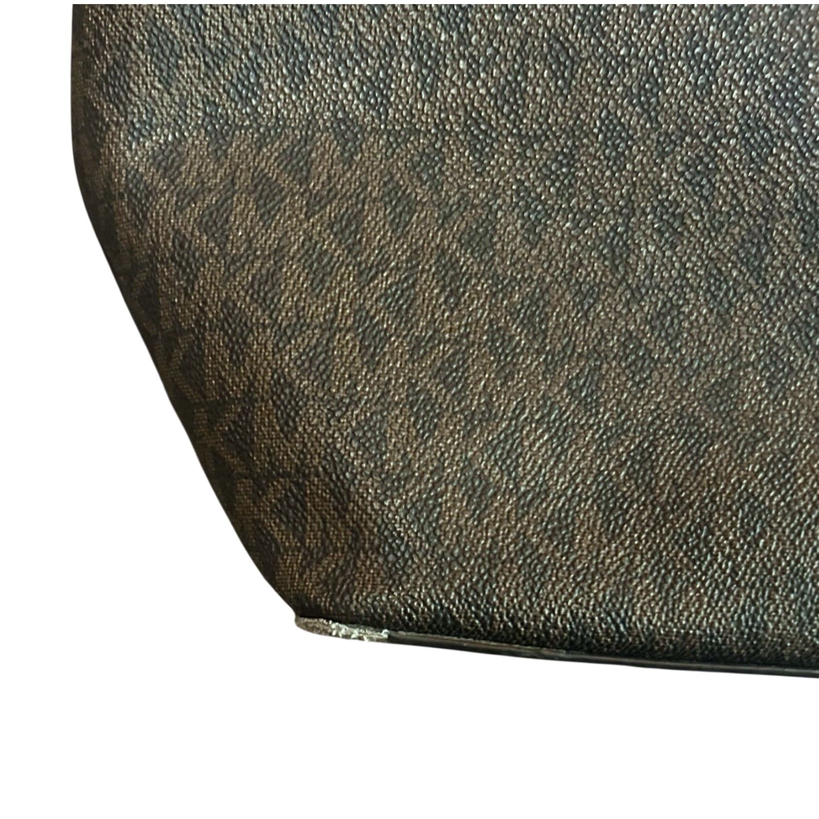 Michael Kors MICHAEL KORS Jet Set Travel Medium Double Pocket Tote Shoulder Bag MK Brown Read Womens Bag Size ONE SIZE - 7 Thumbnail