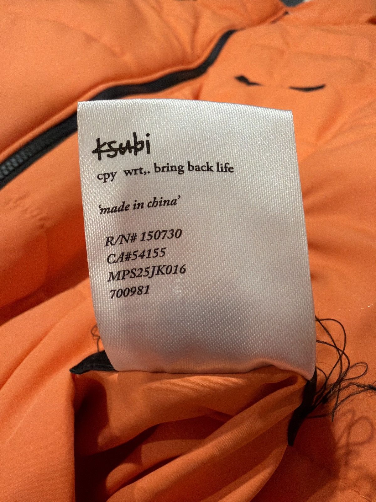 Ksubi Orange Ksubi Puffer Jacket Size US M / EU 48-50 / 2 - 10 Thumbnail