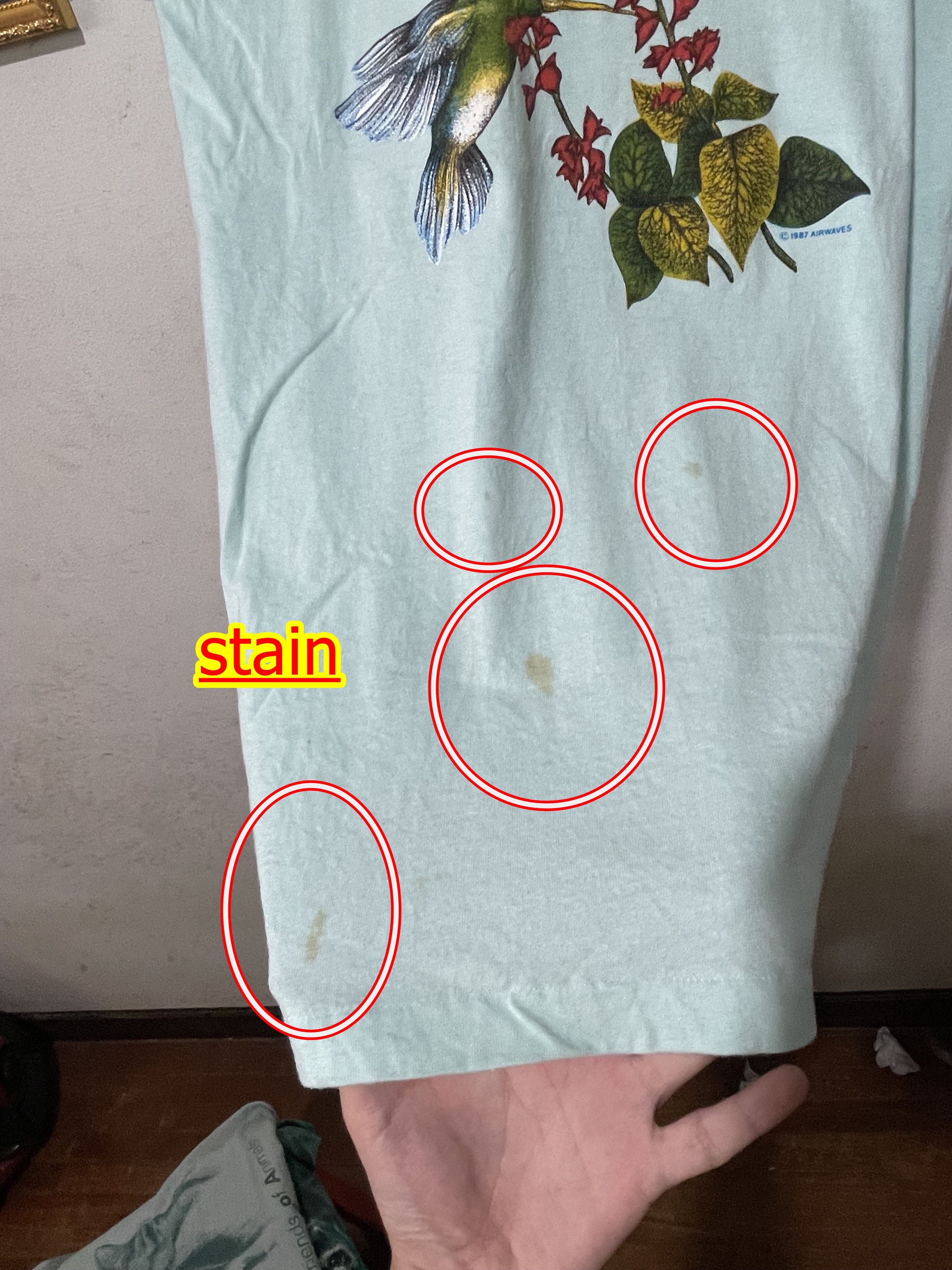 Vintage Vintage 80s Hummingbird Shirt Size US M / EU 48-50 / 2 - 9 Thumbnail
