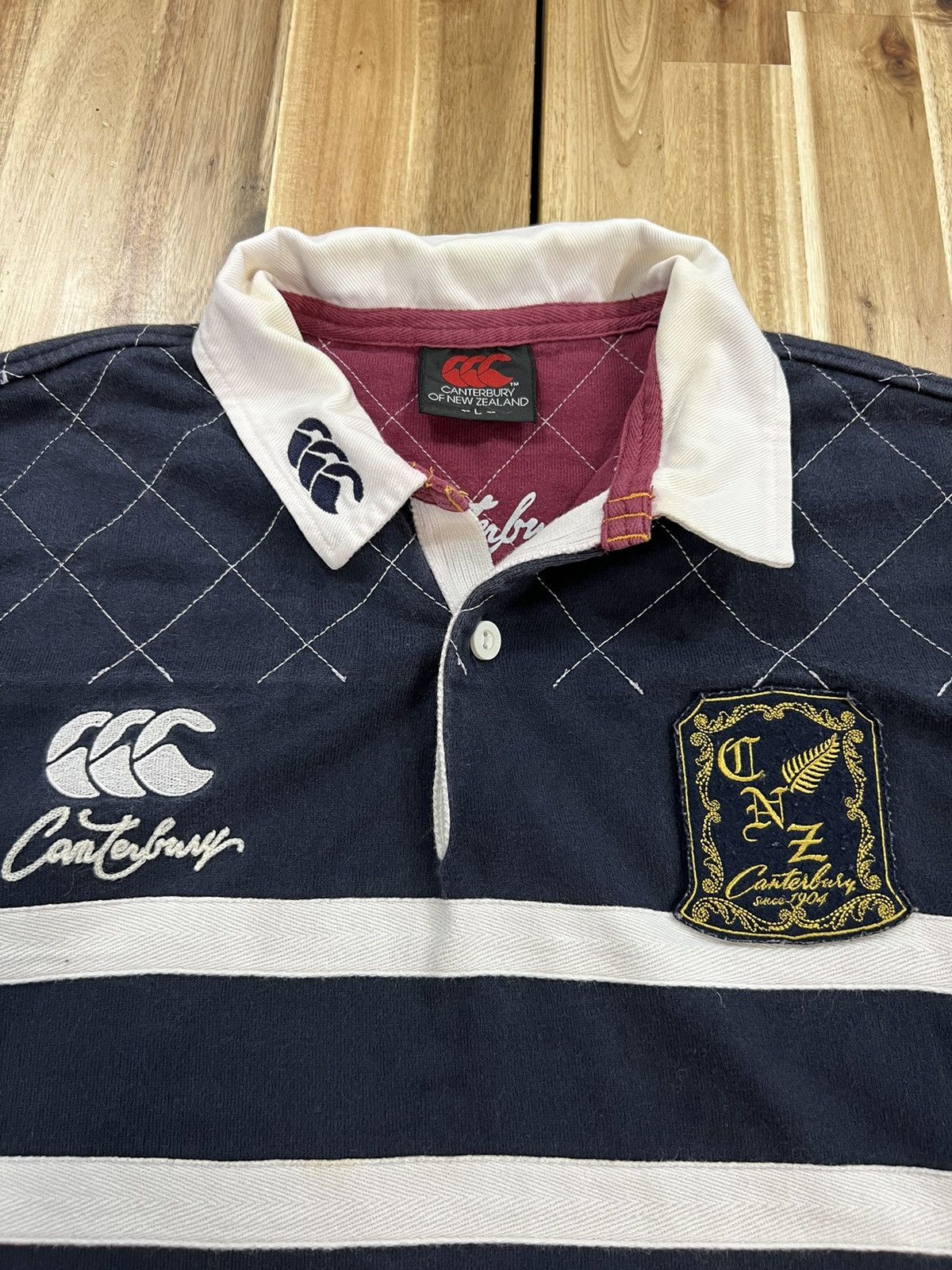 Canterbury of New Zealand Vintage Centerbury Of New Zealand Polo Shirts Size US L / EU 52-54 / 3 - 3 Thumbnail
