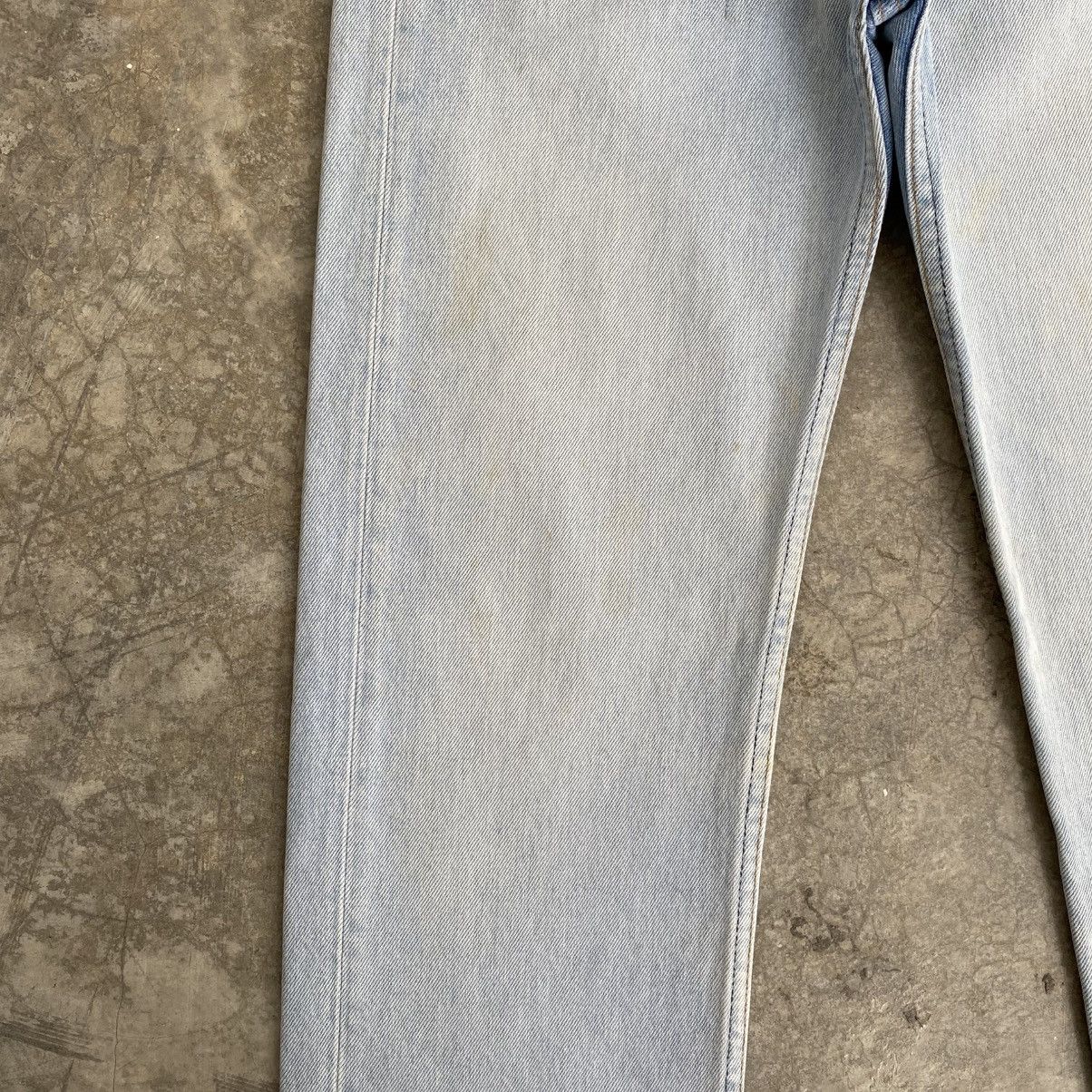 Levi's Vintage 90’s Levis 501 Faded Light Blue Distressed Jeans Size US 30 / EU 46 - 5 Thumbnail