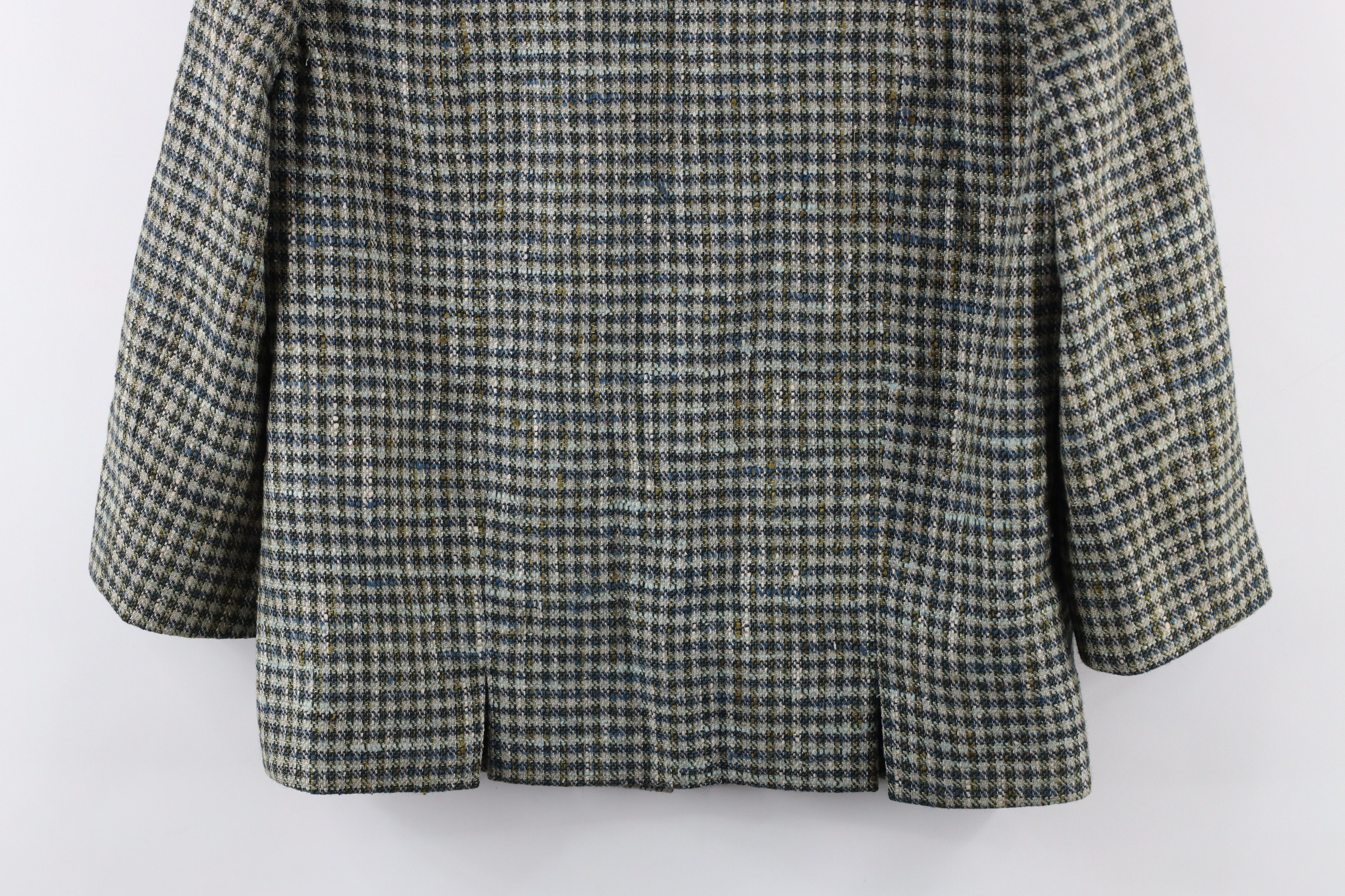 Vintage Vintage 50s Rockabilly Wool Tweed Blazer Jacket USA Size L / US 10 / IT 46 - 9 Thumbnail