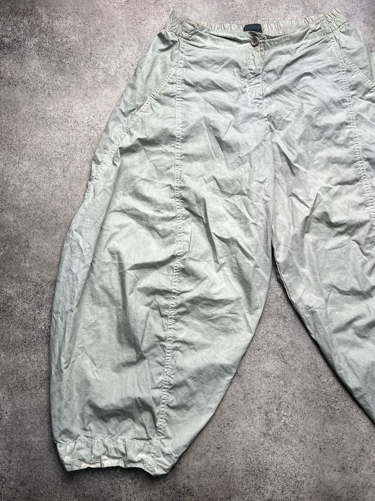 Vintage Oska vintage faded japanese style yohji wide pants Size US 30 / EU 46 - 2 Thumbnail