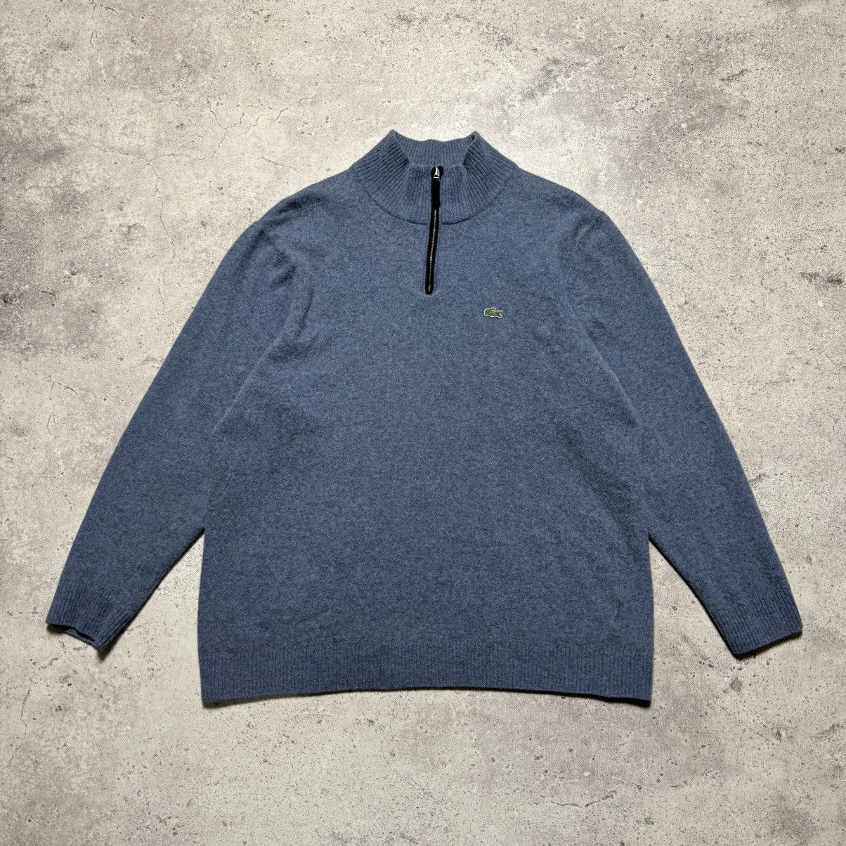 Lacoste Vintage Wool 1/3 Zip Sweater Lacoste Size US M / EU 48-50 / 2 - 1 Thumbnail