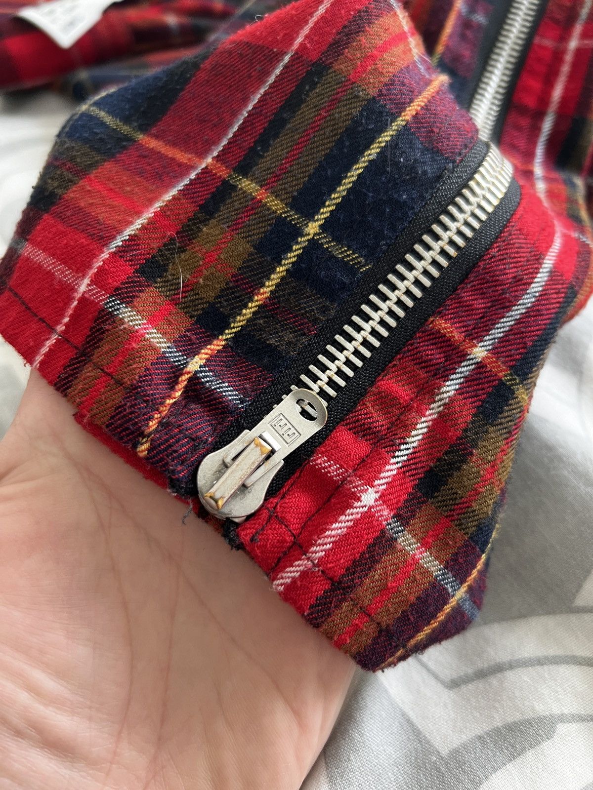 Fear of God 🔥🔥 Fear Of God Back Zip Flannel Shirt Size US L / EU 52-54 / 3 - 5 Thumbnail