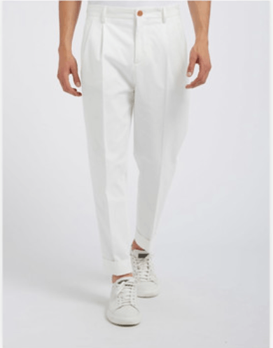 Image of Brunello Cucinelli O1W1Db10424 Pants In White, Men's (Size 36)