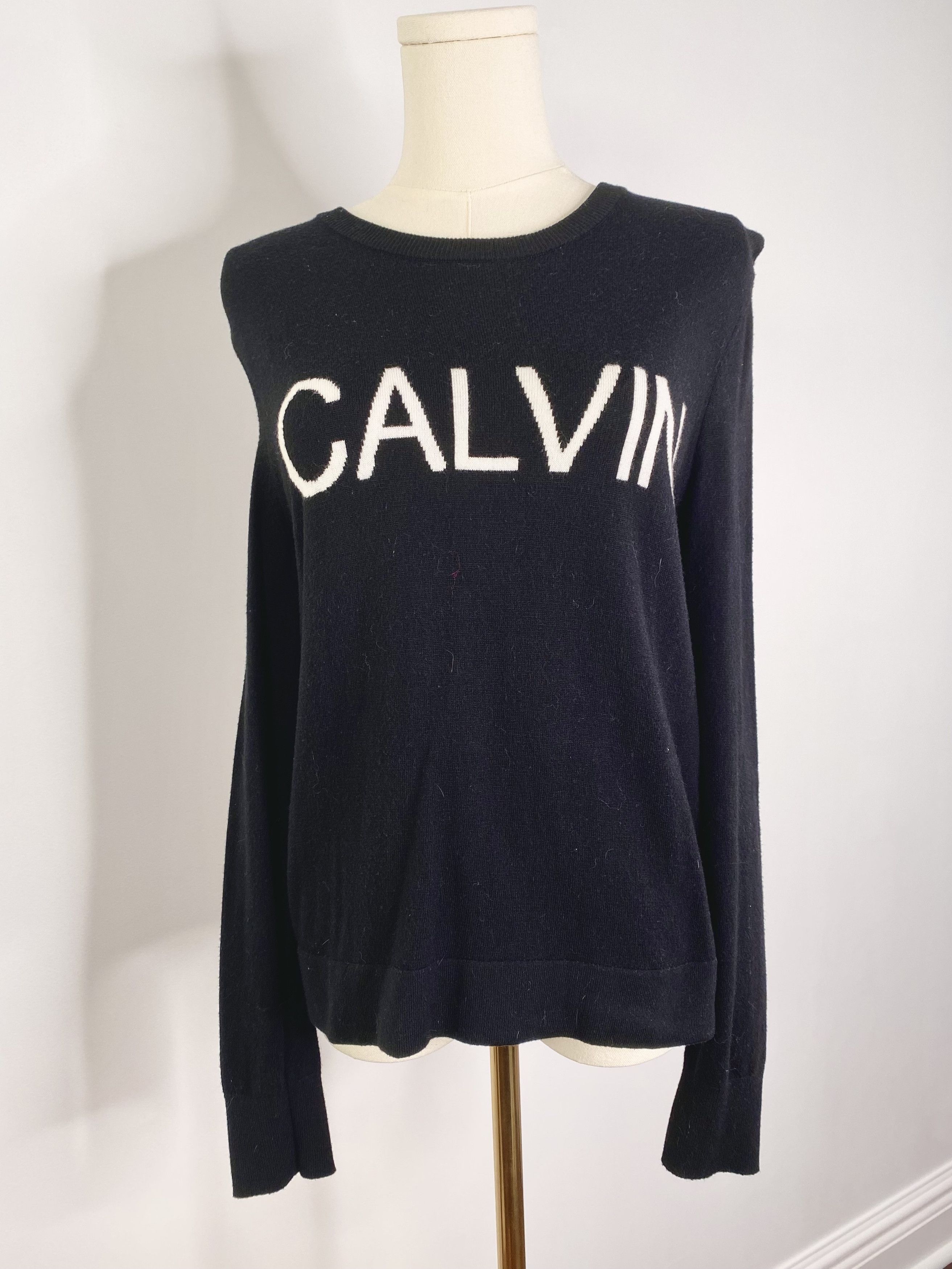 Calvin Klein Calvin Klein Jeans - Black Knit Sweater Size S / US 4 / IT 40 - 6 Thumbnail