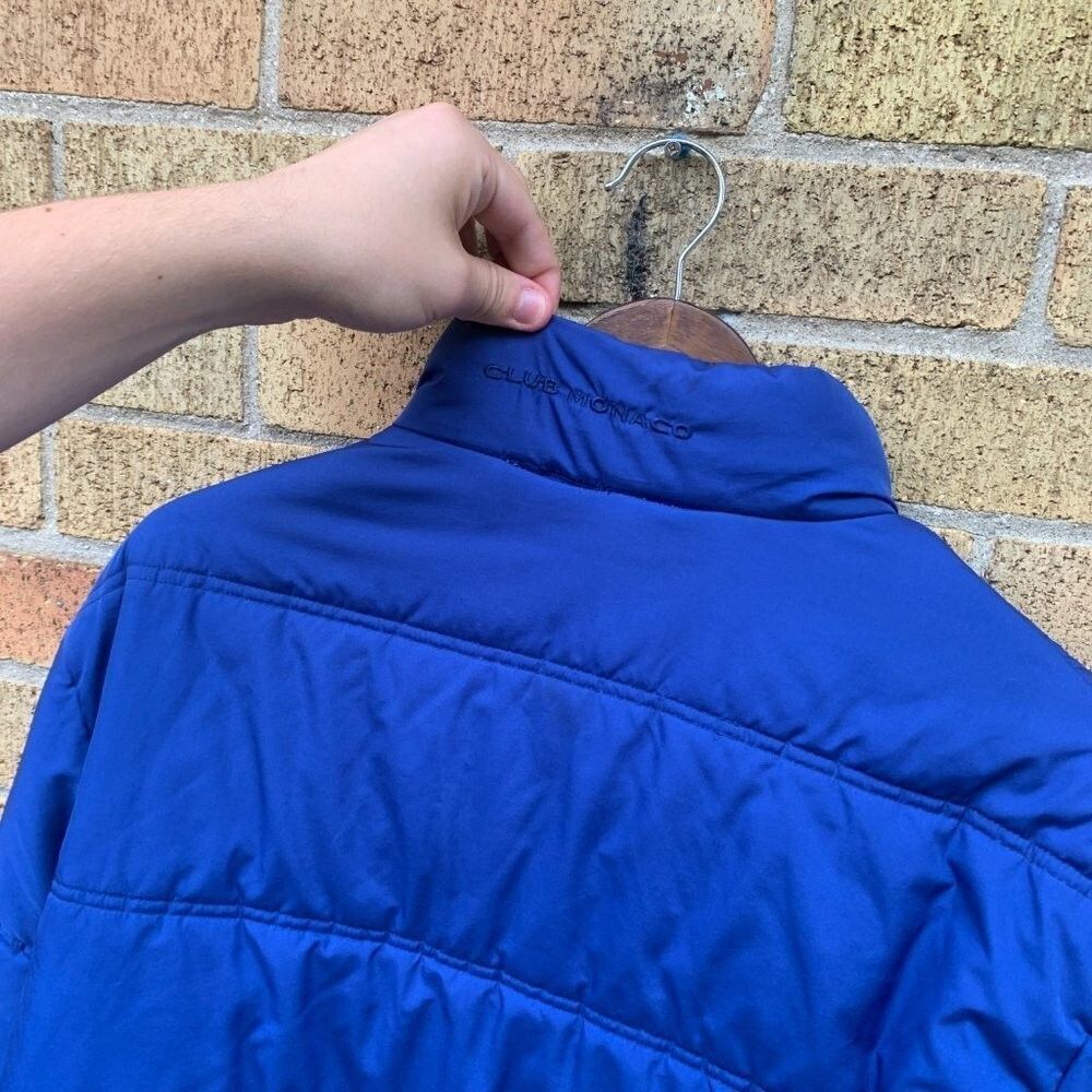 Club Monaco Vintage Club Monaco Puffer Jacket Blue Large Size US L / EU 52-54 / 3 - 5 Thumbnail