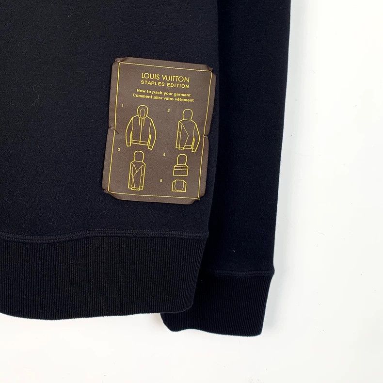 Louis Vuitton Louis Vuitton Black pin cotton hooded drawstring zip hoodi Size US M / EU 48-50 / 2 - 5 Thumbnail