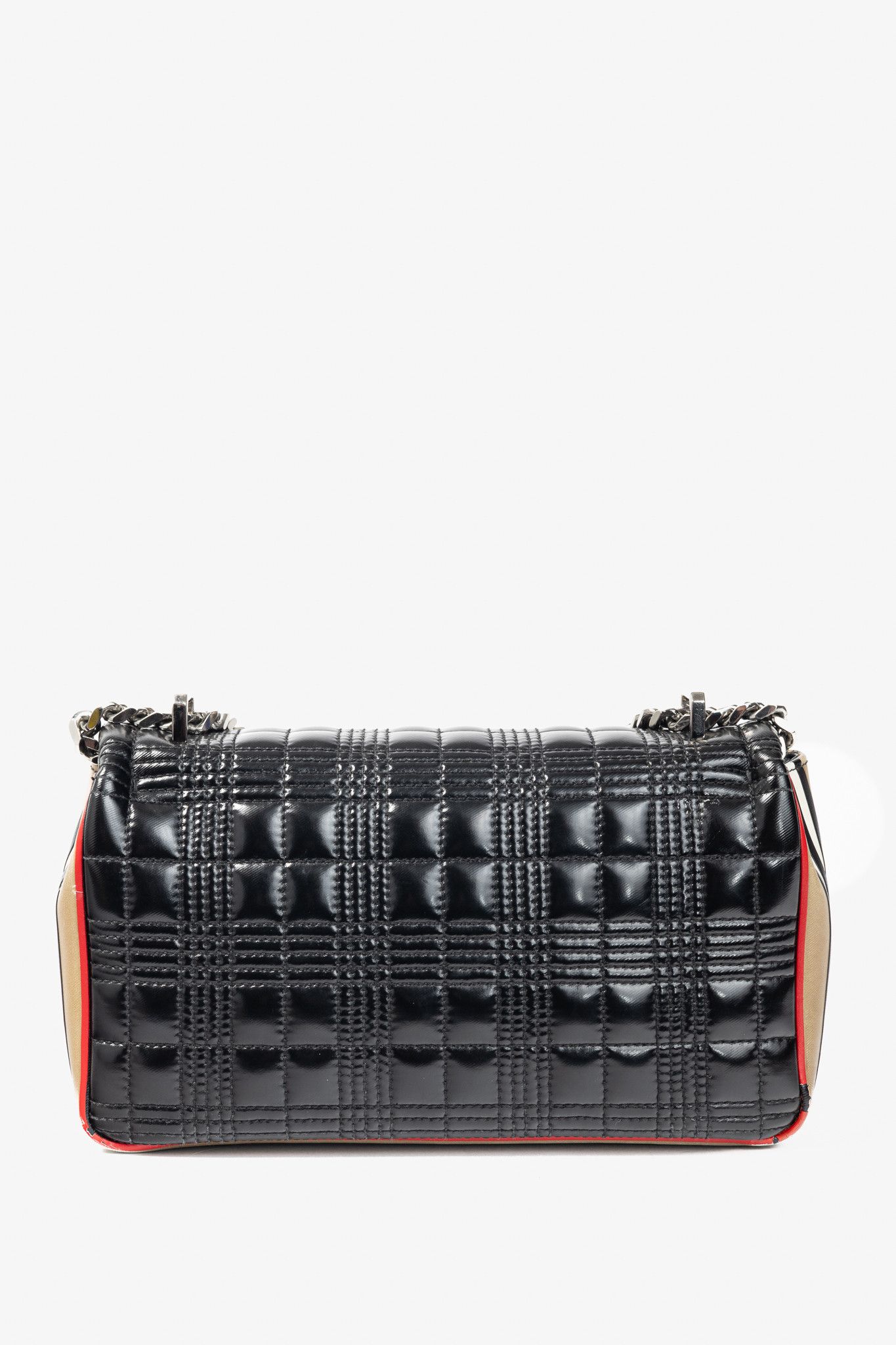 Burberry Burberry Lola Small Quilted Leather Icon-Stripe Shoulder Bag Size ONE SIZE - 4 Thumbnail