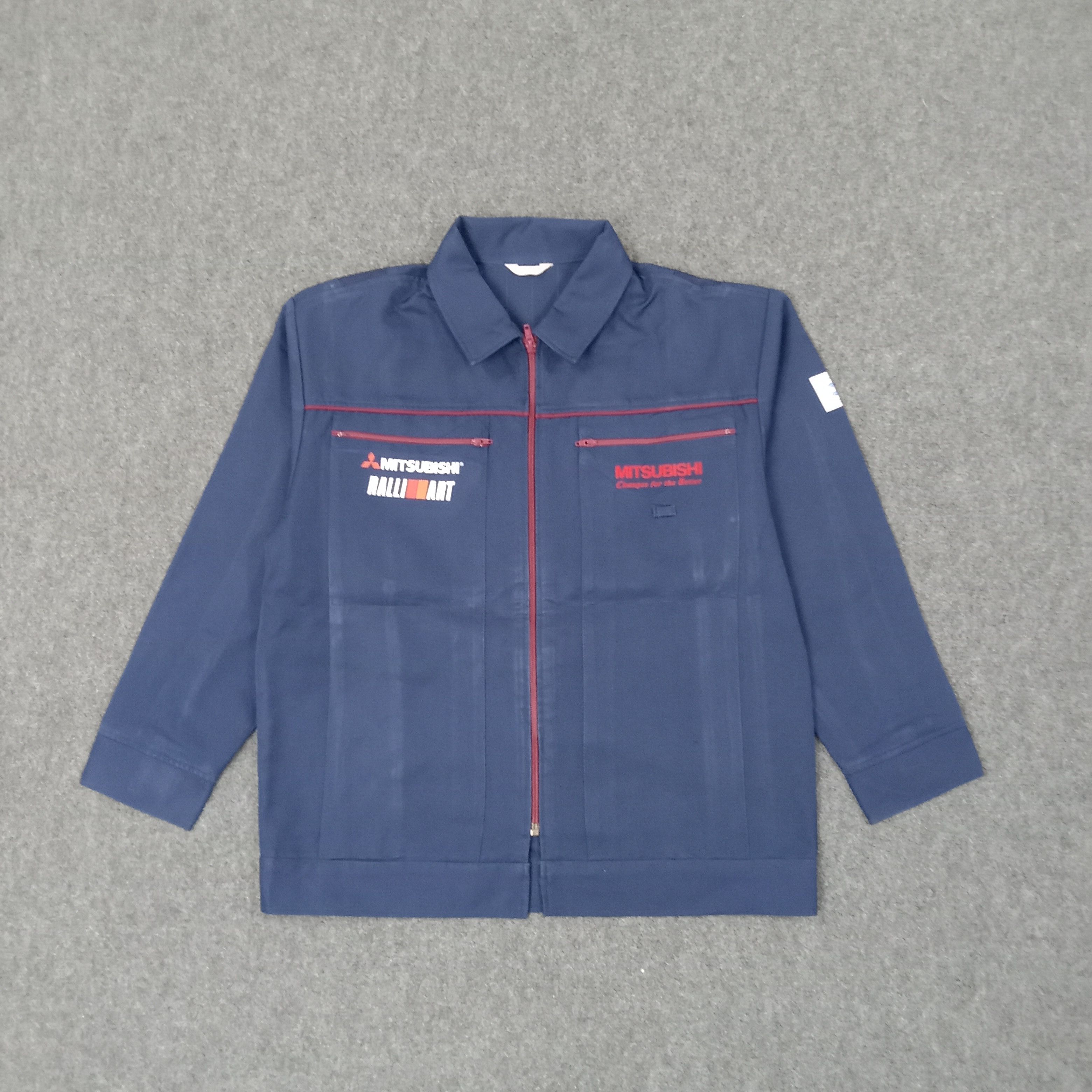 Vintage Mitsubishi Ralli Art Japanese Racing Custom Jacket C247N24 Size US M / EU 48-50 / 2 - 3 Thumbnail
