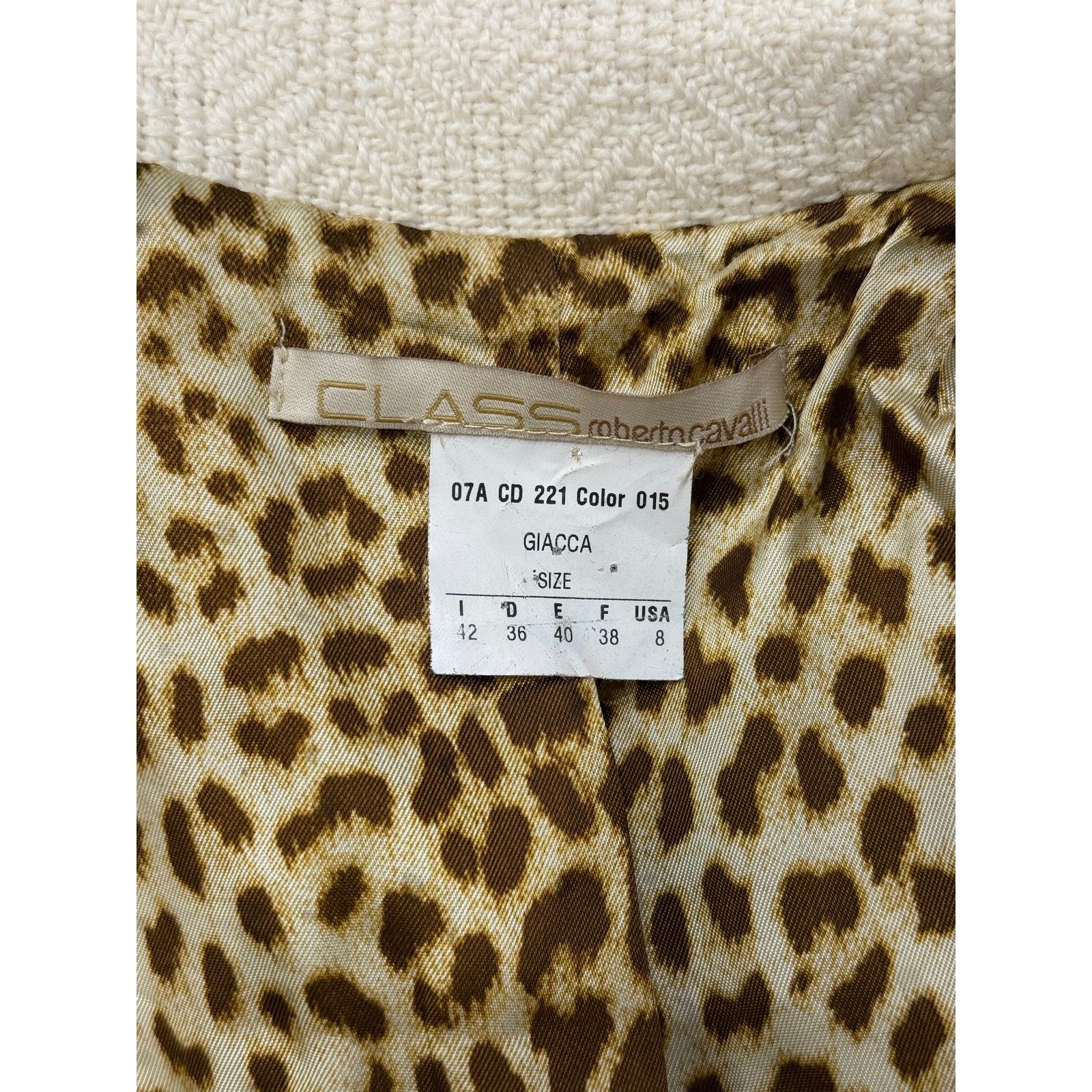Roberto Cavalli 2000s Roberto Cavalli tweed set jacket & skirt Size M / US 6-8 / IT 42-44 - 11 Thumbnail