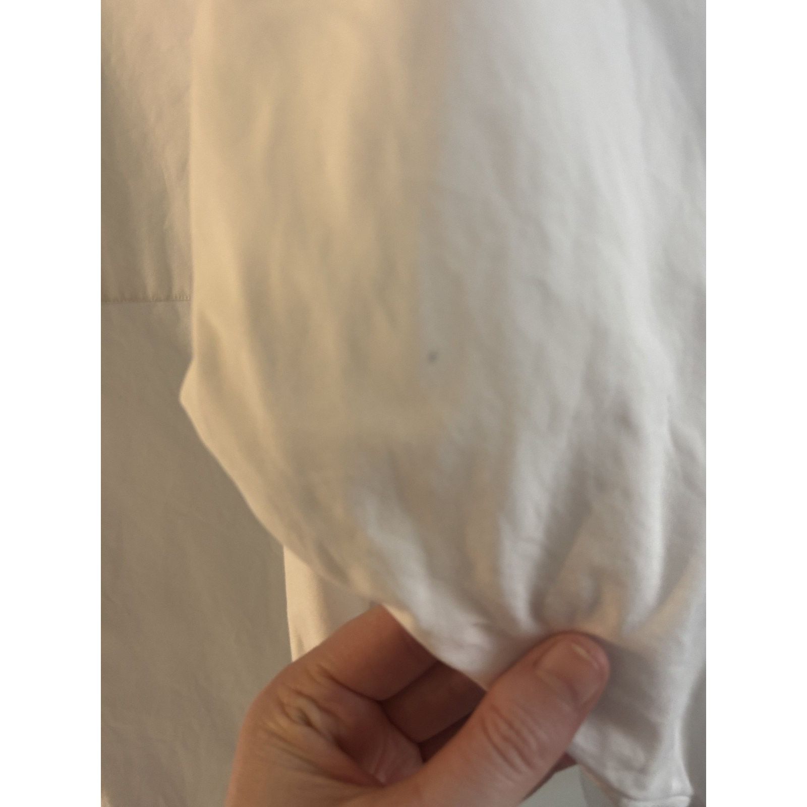 Nordstrom John Nordstrom Dress Shirt Men White Long Sleeve French Cuff Size US M / EU 48-50 / 2 - 10 Thumbnail