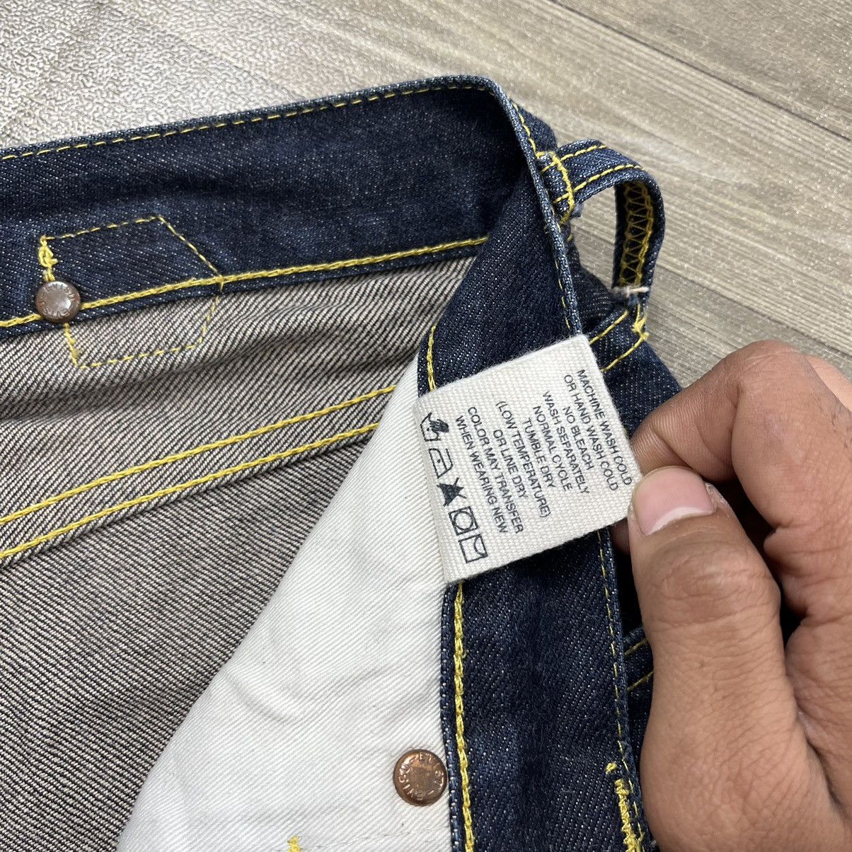 Evisu Vintage Evisu Daicock Big Logo Selvedge Jeans Size US 29 - 10 Thumbnail