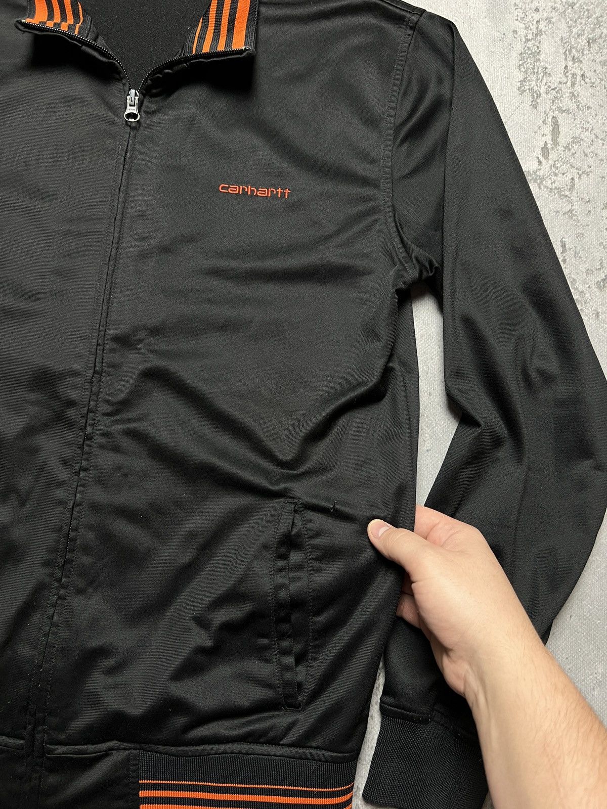 Carhartt Vintage faded Carhartt Zip-Up Sweatshirt Zipper Olympic Jack Size US M / EU 48-50 / 2 - 5 Thumbnail
