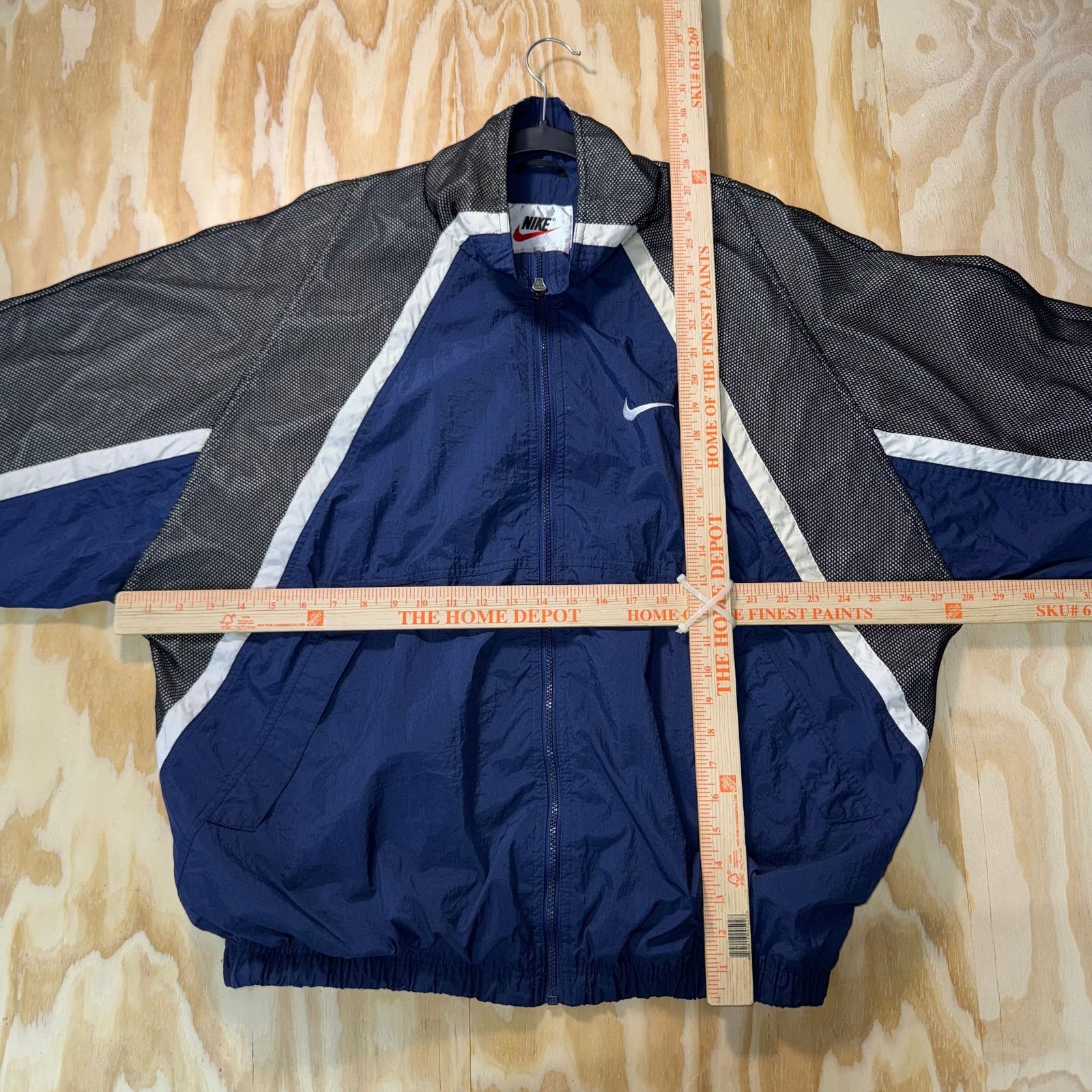 Nike Vintage Y2K Nike 1990s embroidered swoosh zip up windbreaker Size US XXL / EU 58 / 5 - 4 Thumbnail