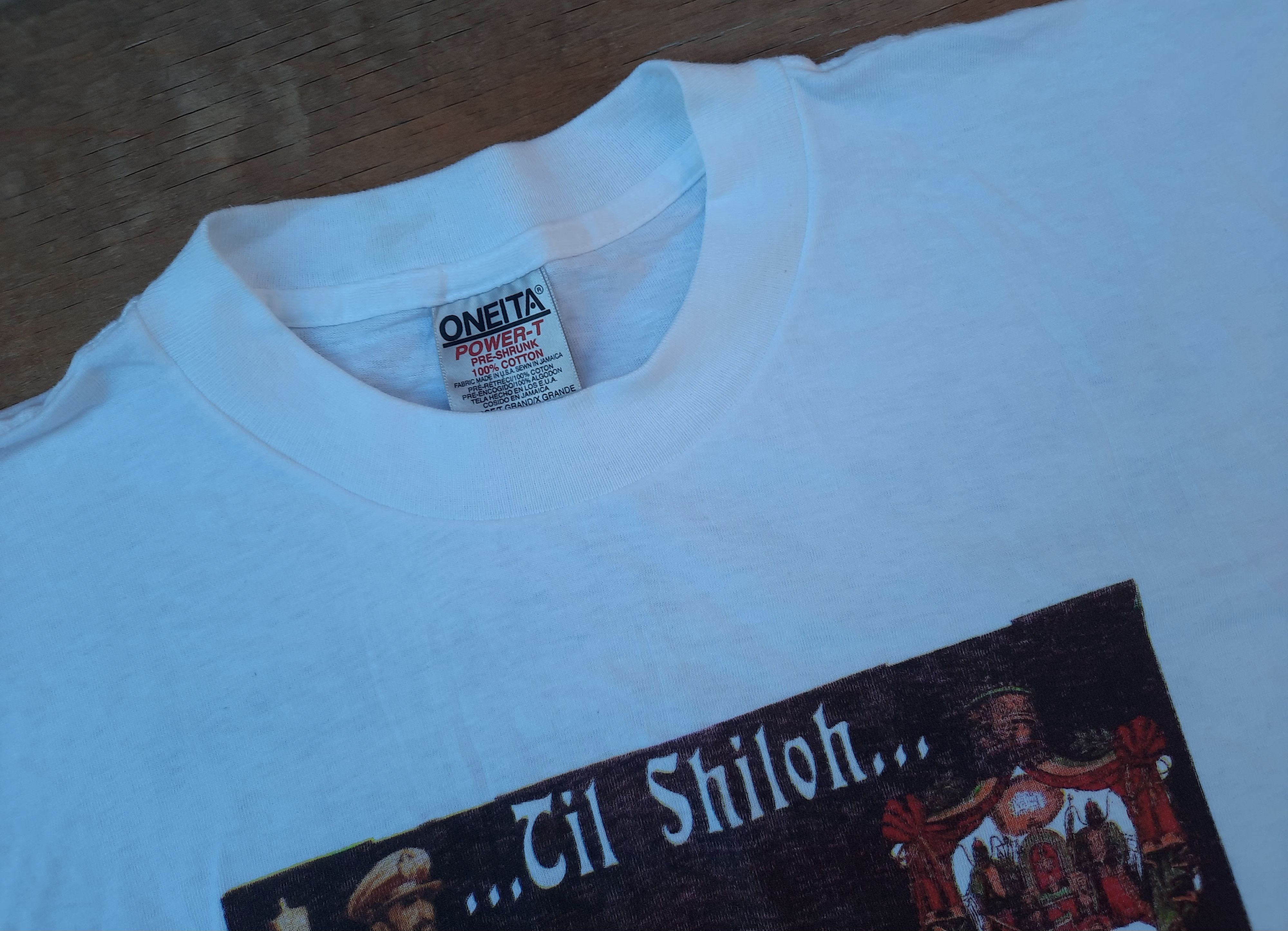 Band Tees 90s Buju Banton Til shiloh USA Dancehall Oneita Signed Rare Size US XL / EU 56 / 4 - 2 Thumbnail