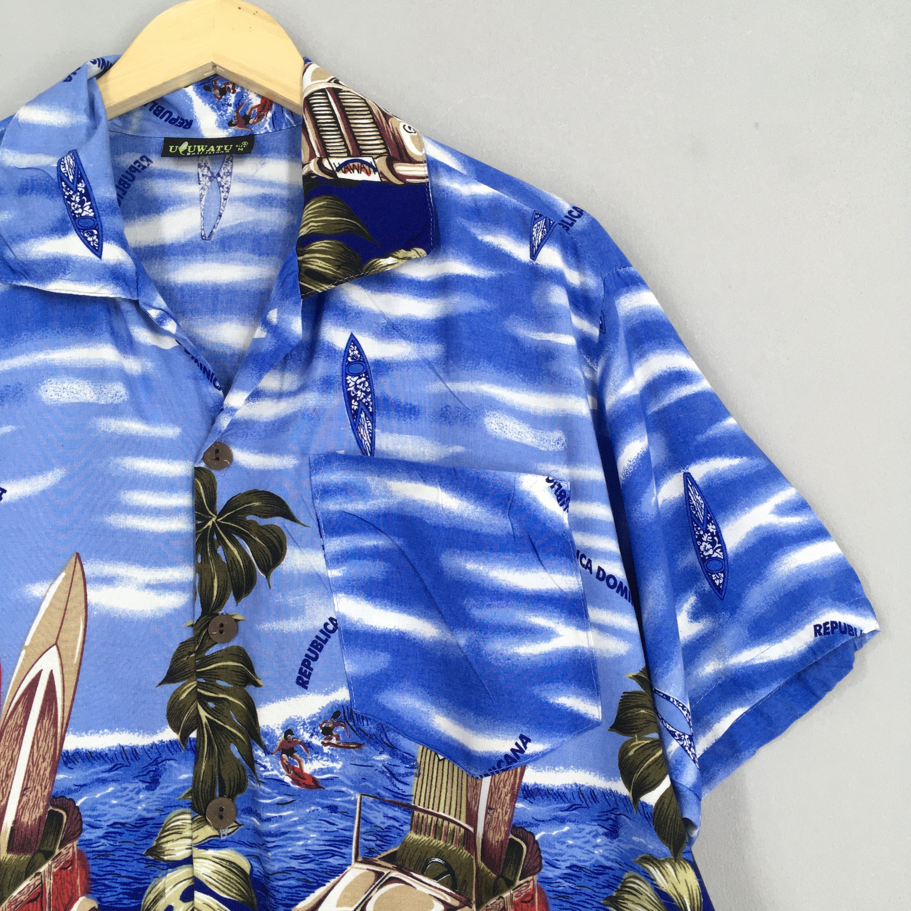 Life's a Beach Vintage Aloha Floral Classic Car Shirt Medium Size US M / EU 48-50 / 2 - 2 Thumbnail