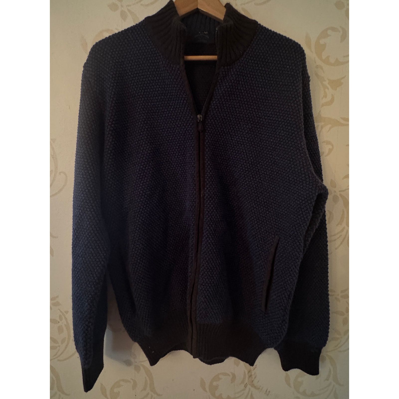 Paul & Shark Paul & Shark Yachting Men's L Sweater Jacket with Leather Size US L / EU 52-54 / 3 - 4 Thumbnail