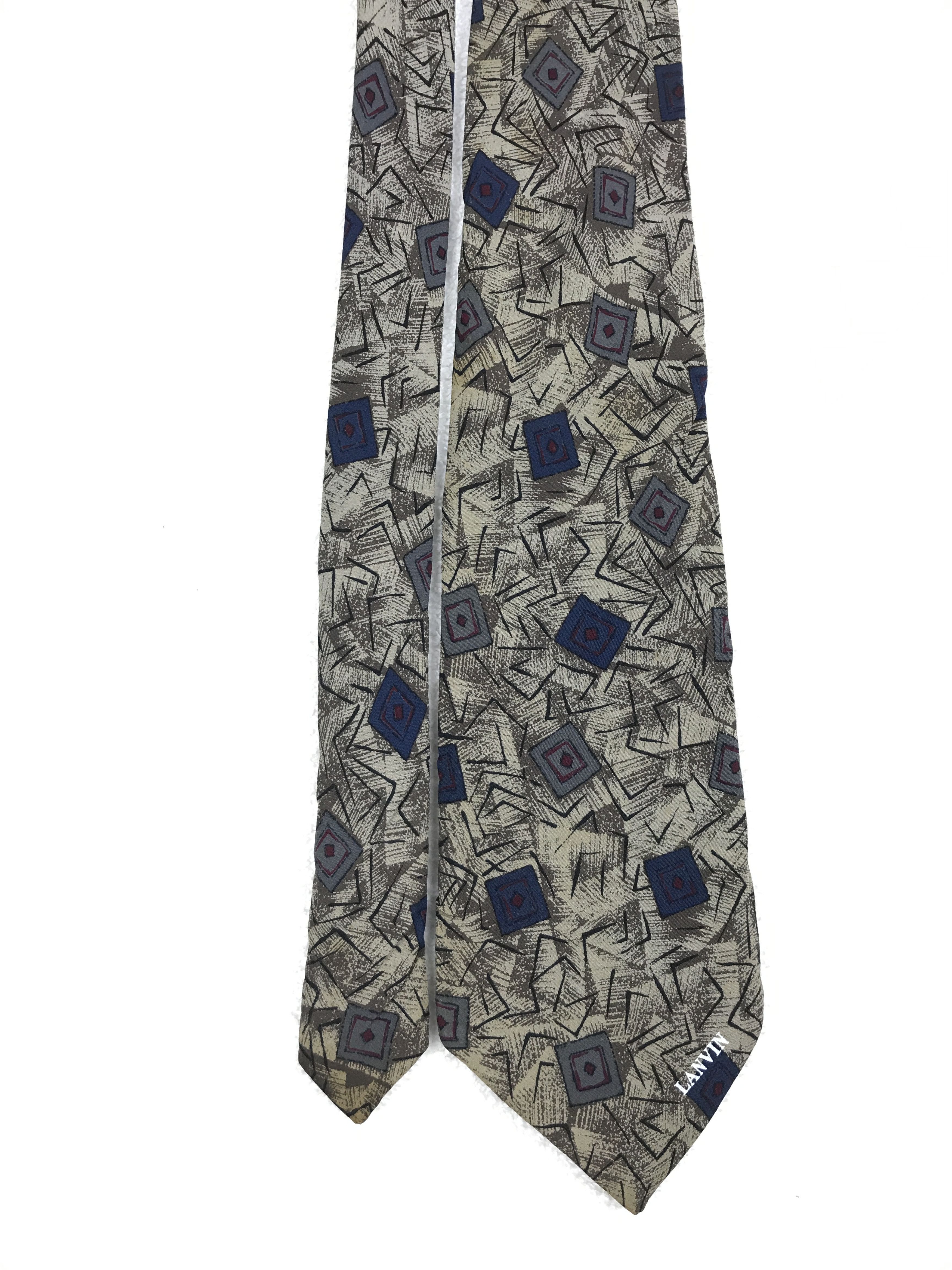 Lanvin × Vintage Vintage Lanvin Silk Necktie Size ONE SIZE - 3 Thumbnail