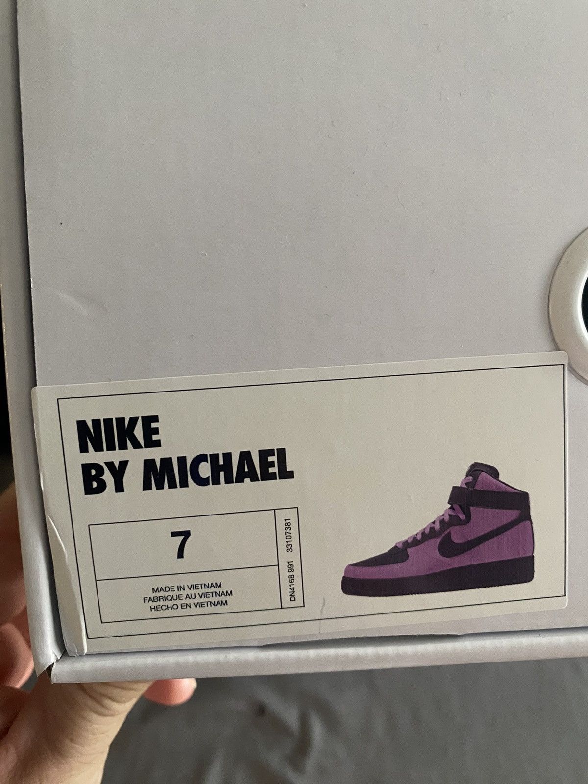 Nike Nike Air Force 1 Black & Purple suede custom Size US 7 / EU 40 - 12 Thumbnail
